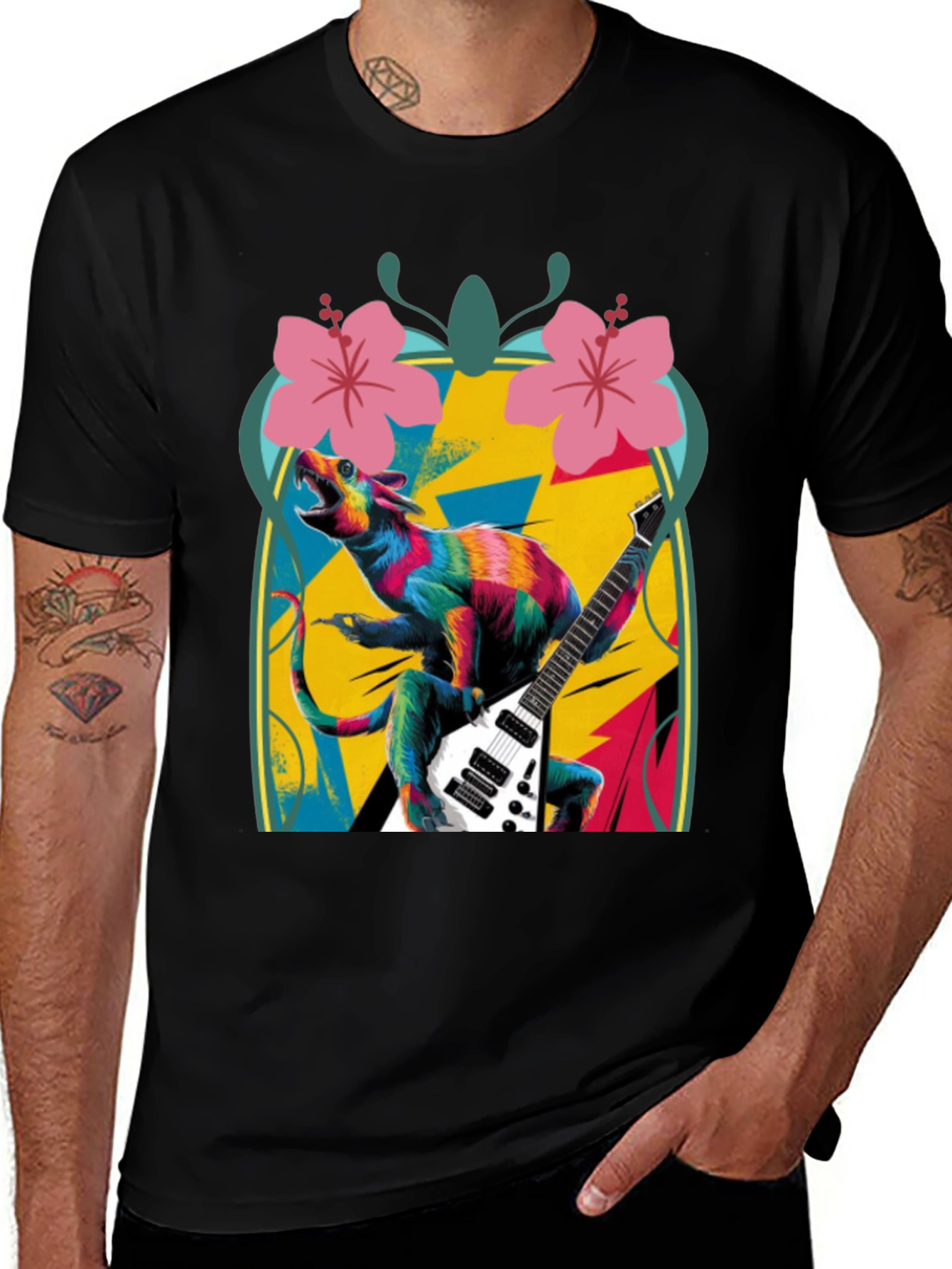 Variant 12 of Rat Rocker Graphic T-Shirt