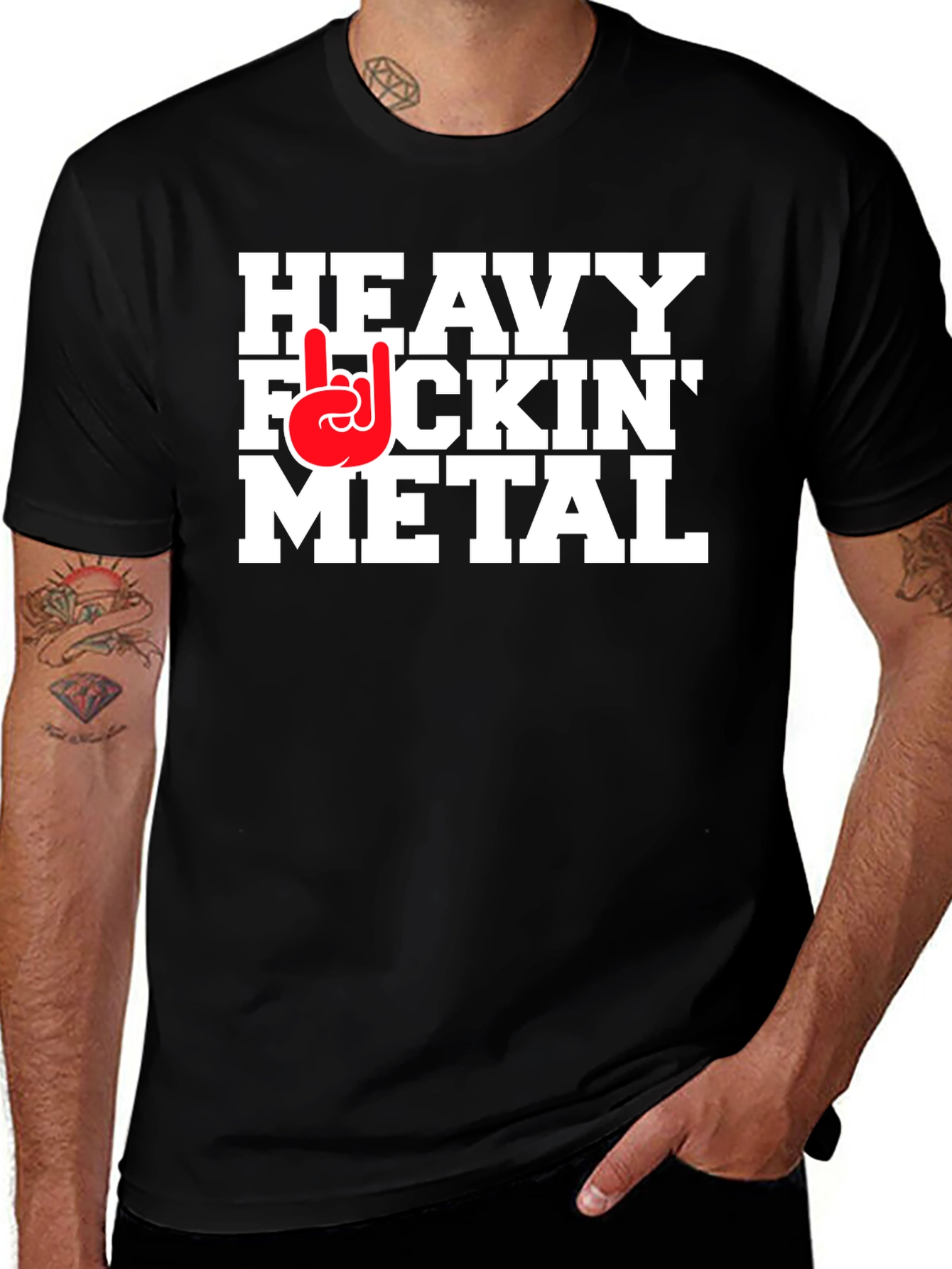 Heavy Metal Graphic Tee - Rock On!