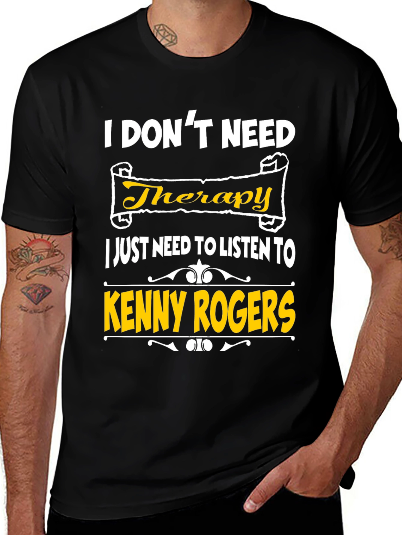 Variant 26 of I Don't Need Therapy, Kenny Rogers T-Shirt