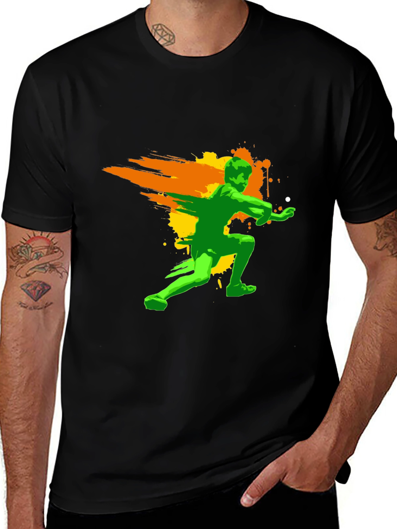 Black Martial Arts Black T-Shirt main image