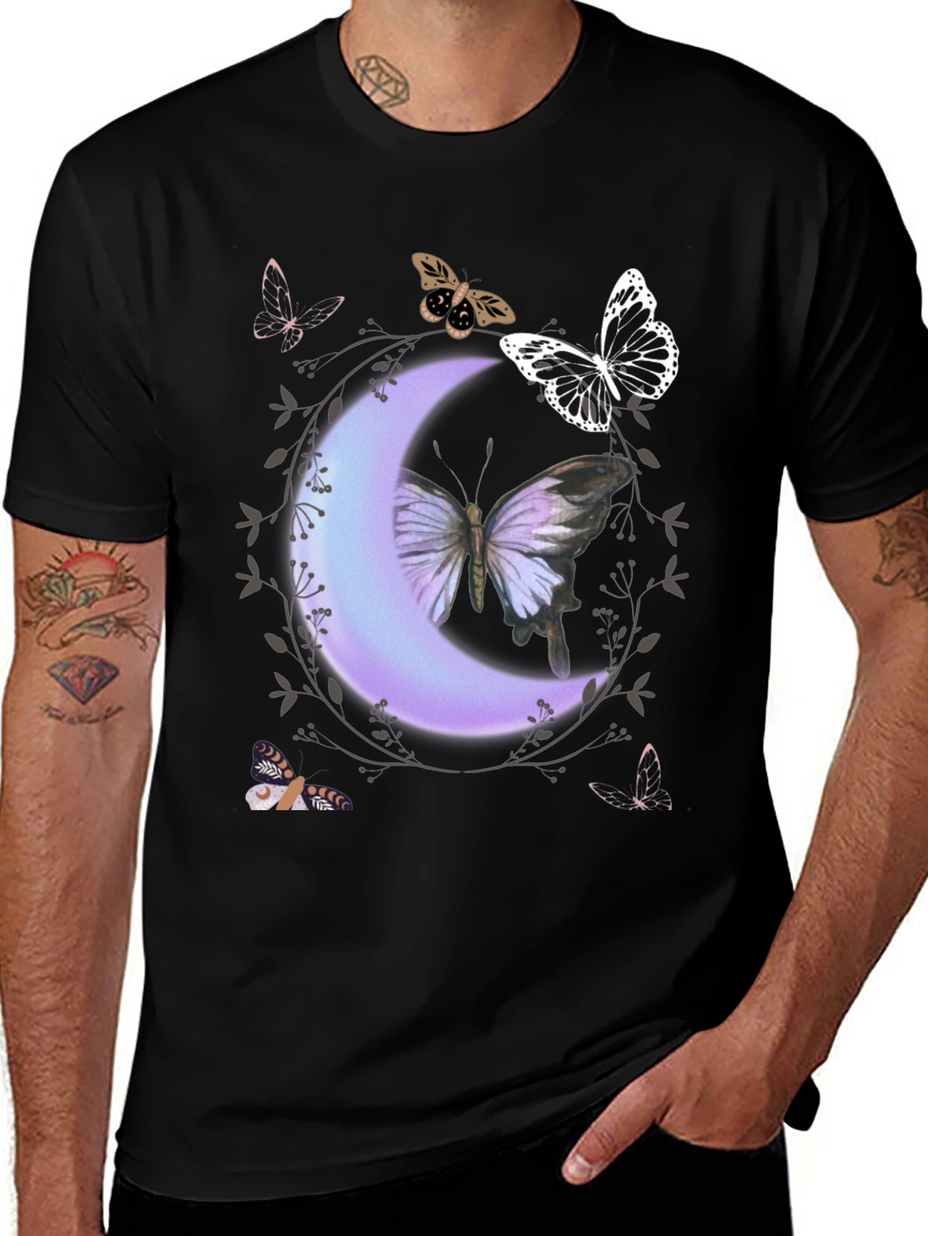 Variant 13 of Butterfly Moon Graphic Tee