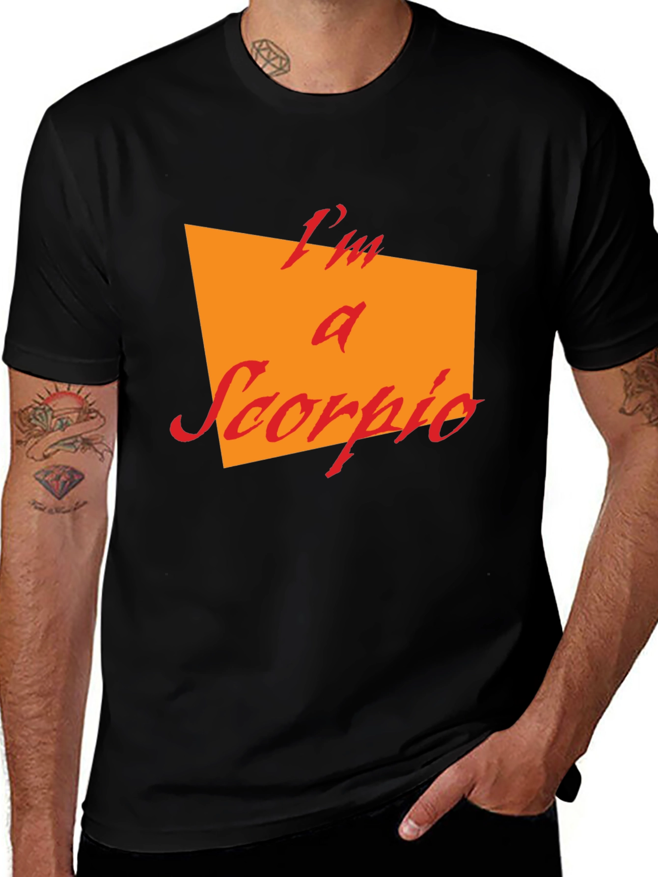 I'm A Scorpio Graphic T-Shirt - Black