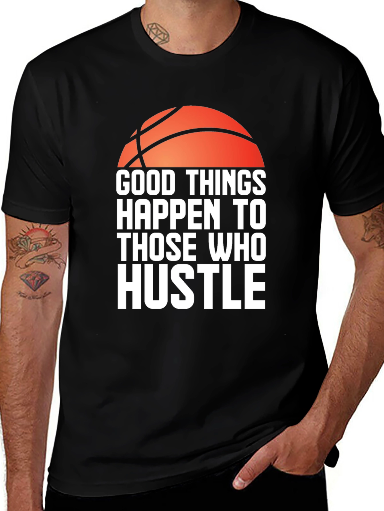 Variant 21 of Hustle Graphic Tee