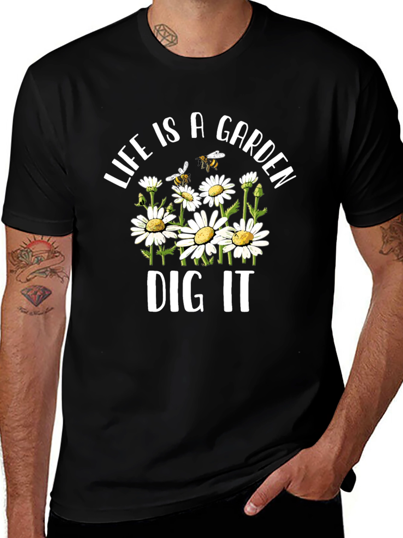 Variant 8 of Life is a Garden T-Shirt - Dig It