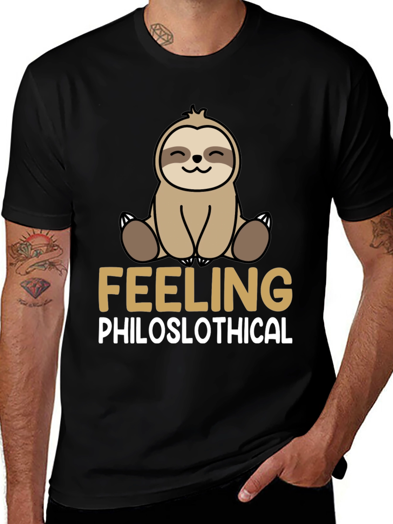 Variant 21 of Philoslothical T-Shirt - Funny Sloth Design