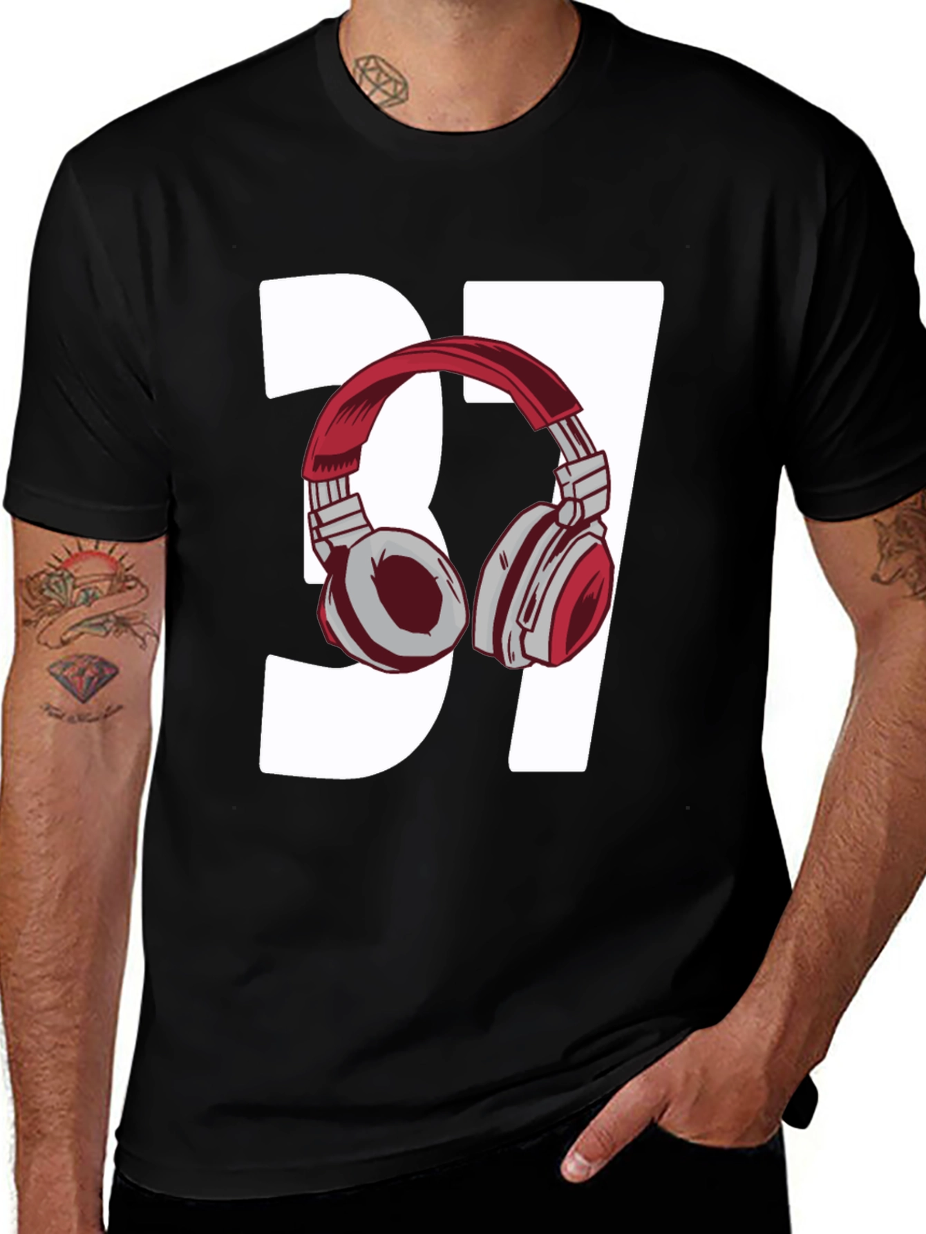 Variant 25 of DJ Number T-Shirt - Music Lover's Graphic Tee
