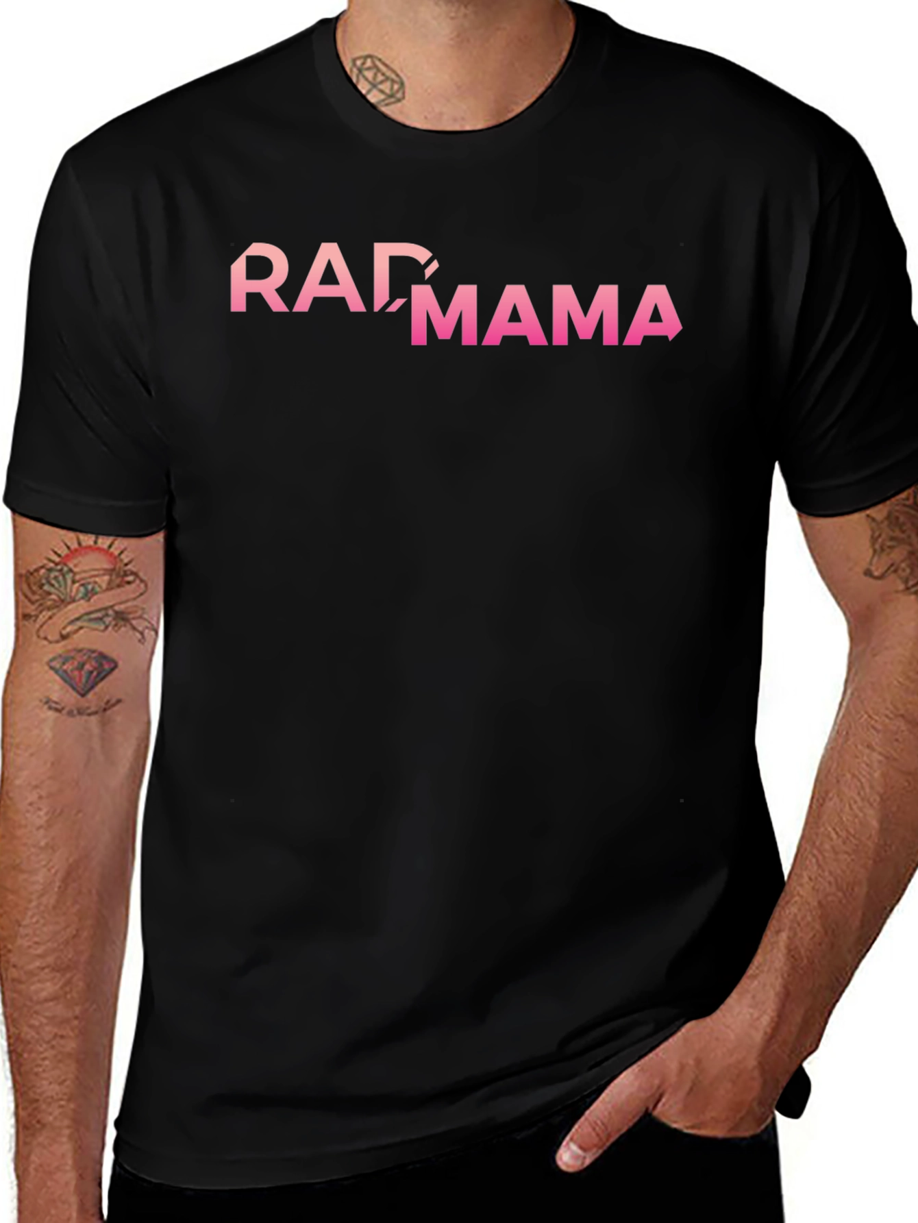 Variant 27 of Rad Mama Black T-Shirt