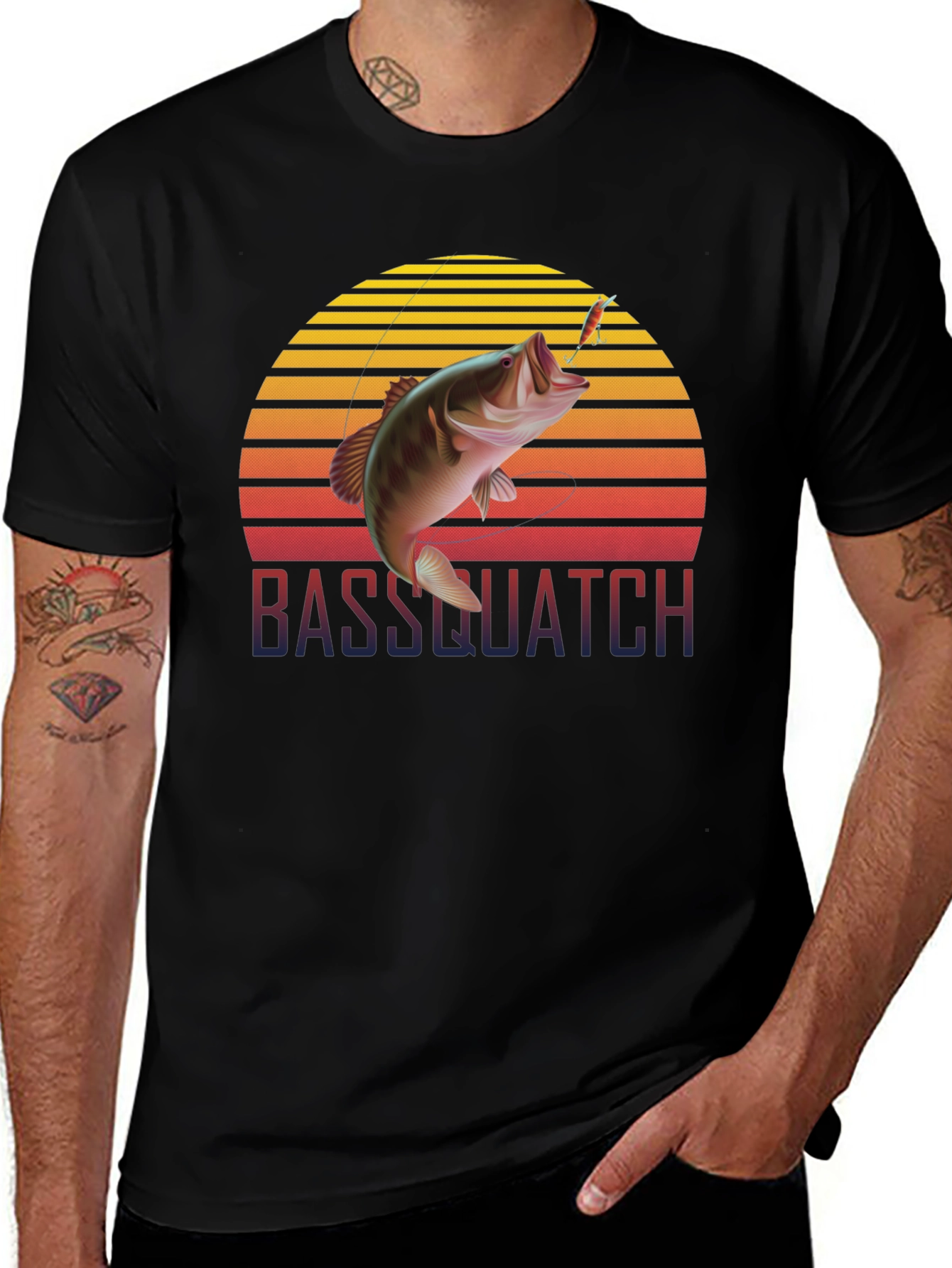 Variant 6 of Bassquatch Graphic Tee