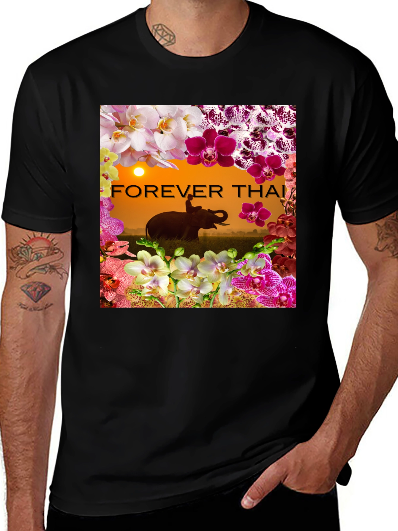 Forever Thai Elephant Orchid T-Shirt