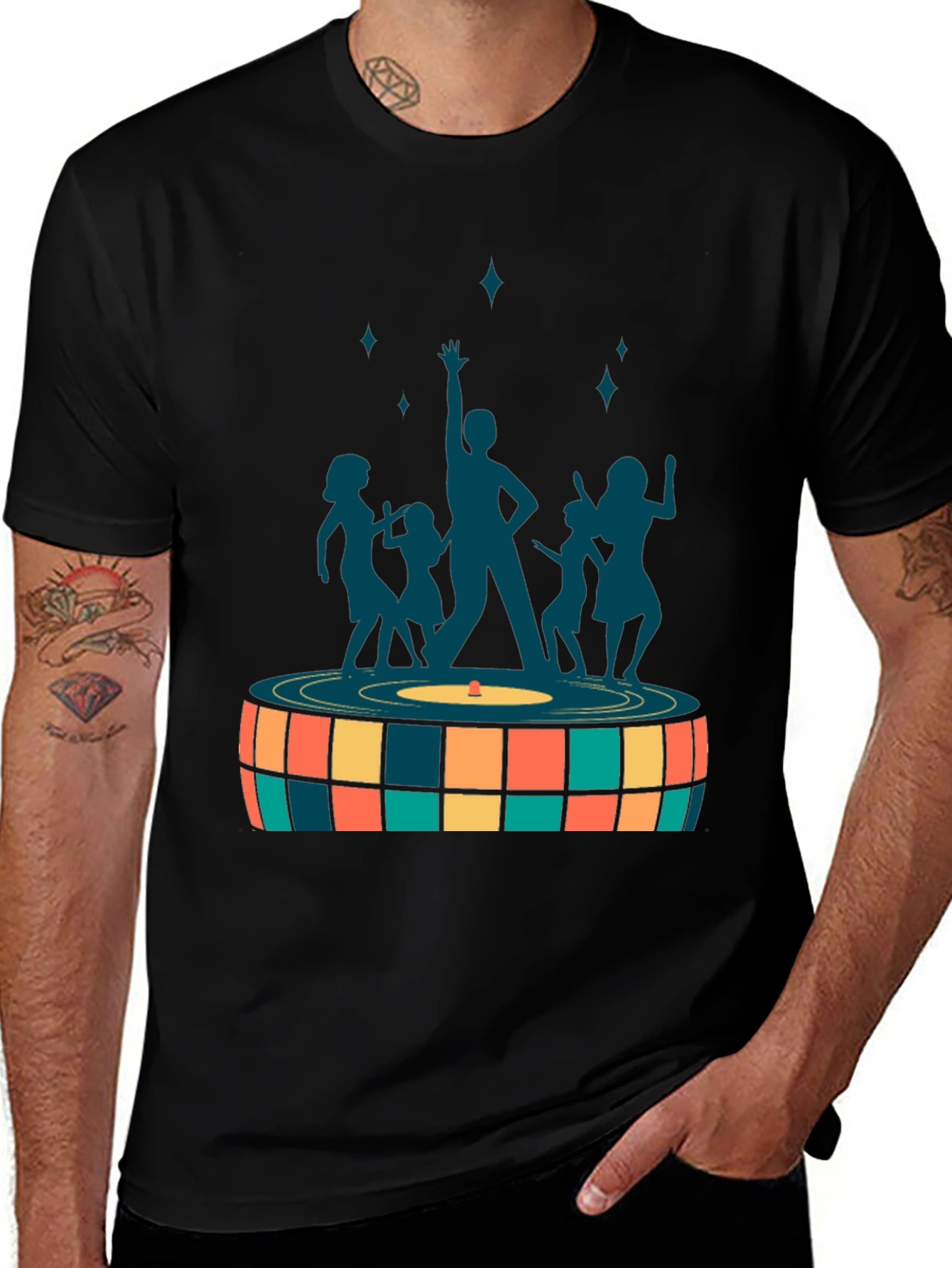 Variant 28 of Retro Disco Party Graphic Tee