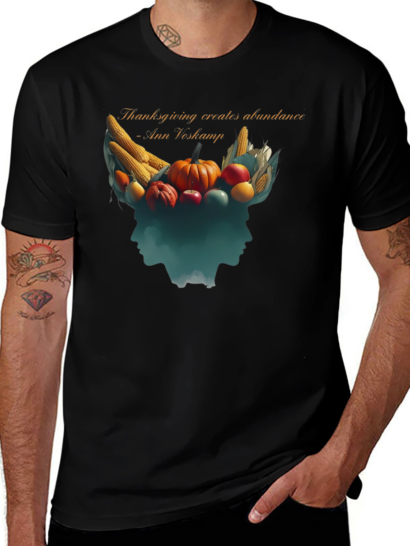 Thanksgiving Abundance Graphic T-Shirt