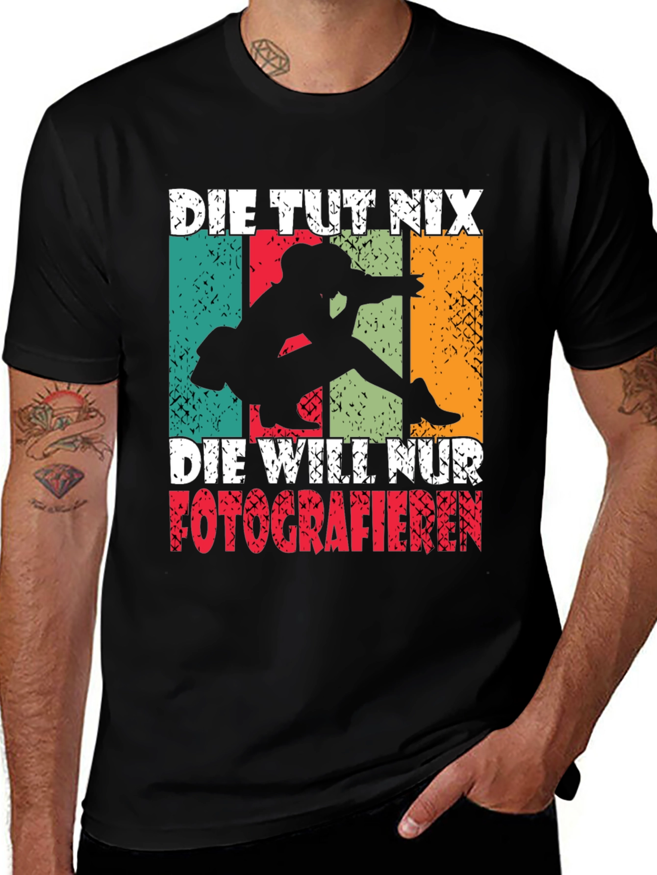 Variant 21 of Die Tut Nix Photographer T-Shirt