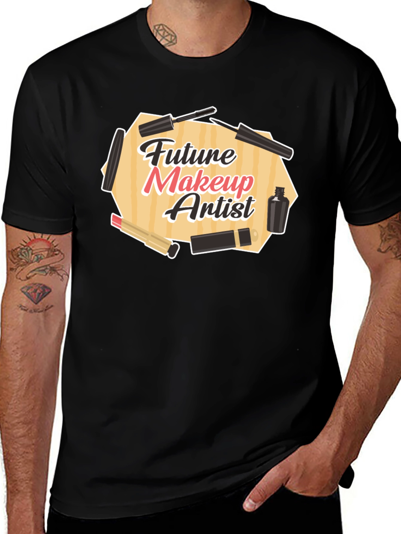 Variant 16 of Future Makeup Artist Black T-Shirt