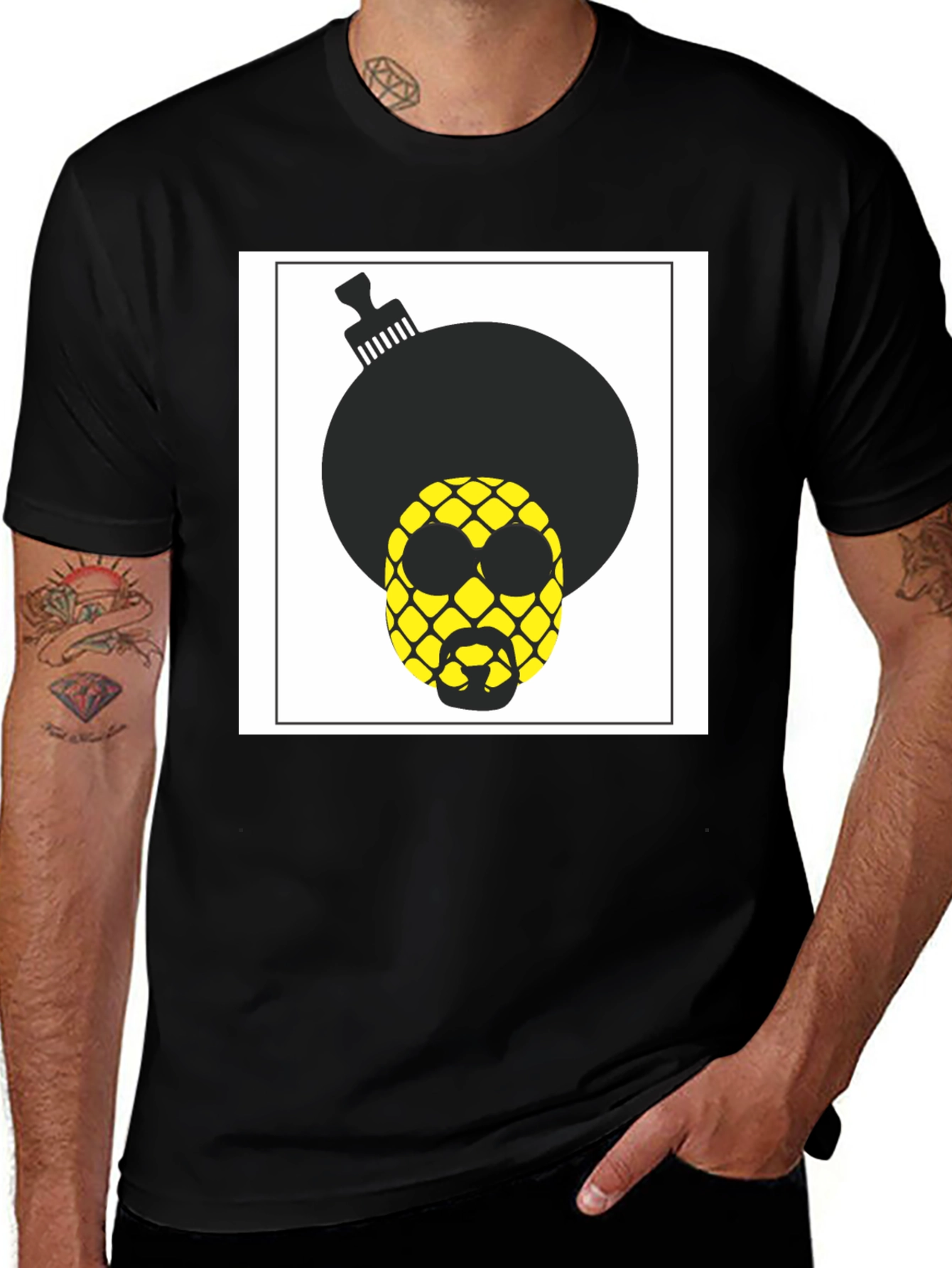 Variant 29 of Afro Pick T-Shirt