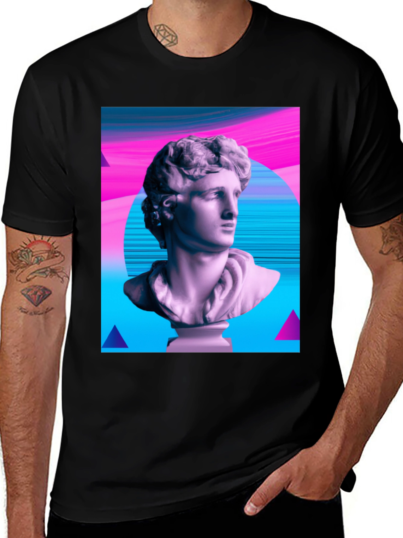 Variant 14 of Statue Graphic Tee - Artistic Aesthetic T-Shirt