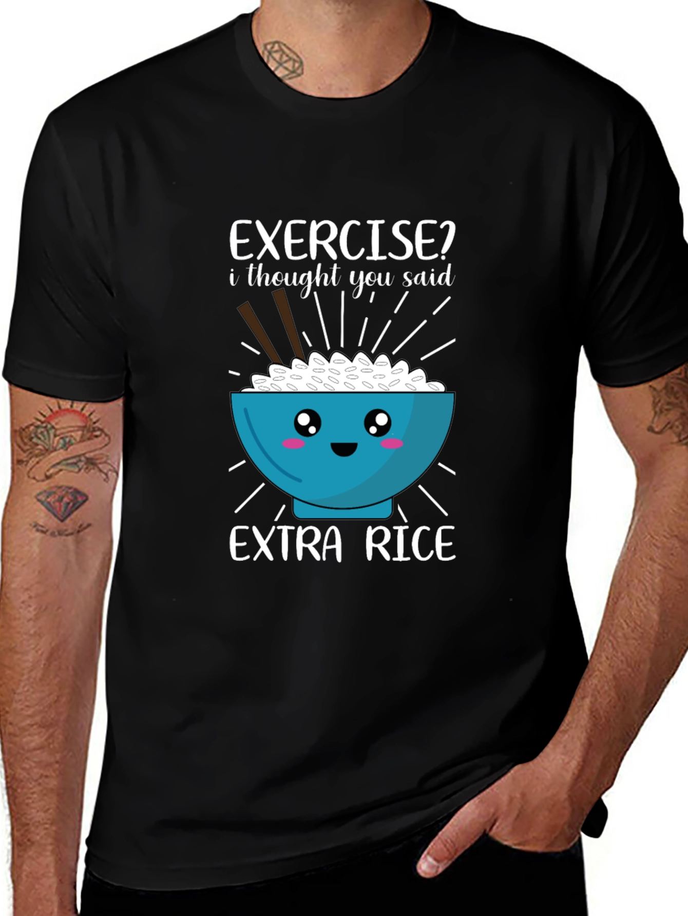 Exercise? Extra Rice T-Shirt
