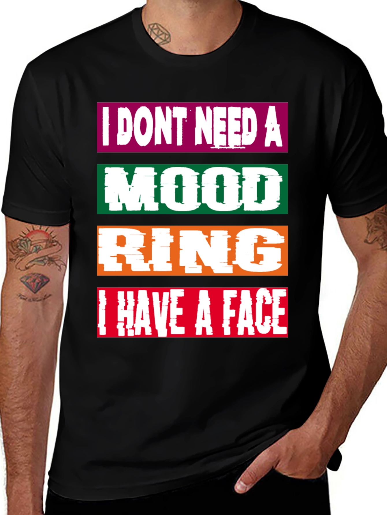 Variant 7 of Mood Ring T-Shirt - Funny Sarcastic Tee