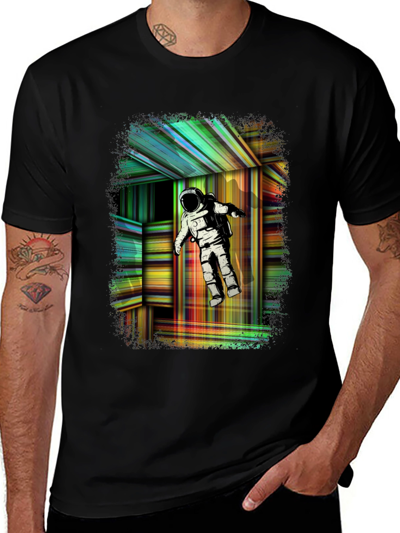 Variant 19 of Astronaut in Space T-Shirt