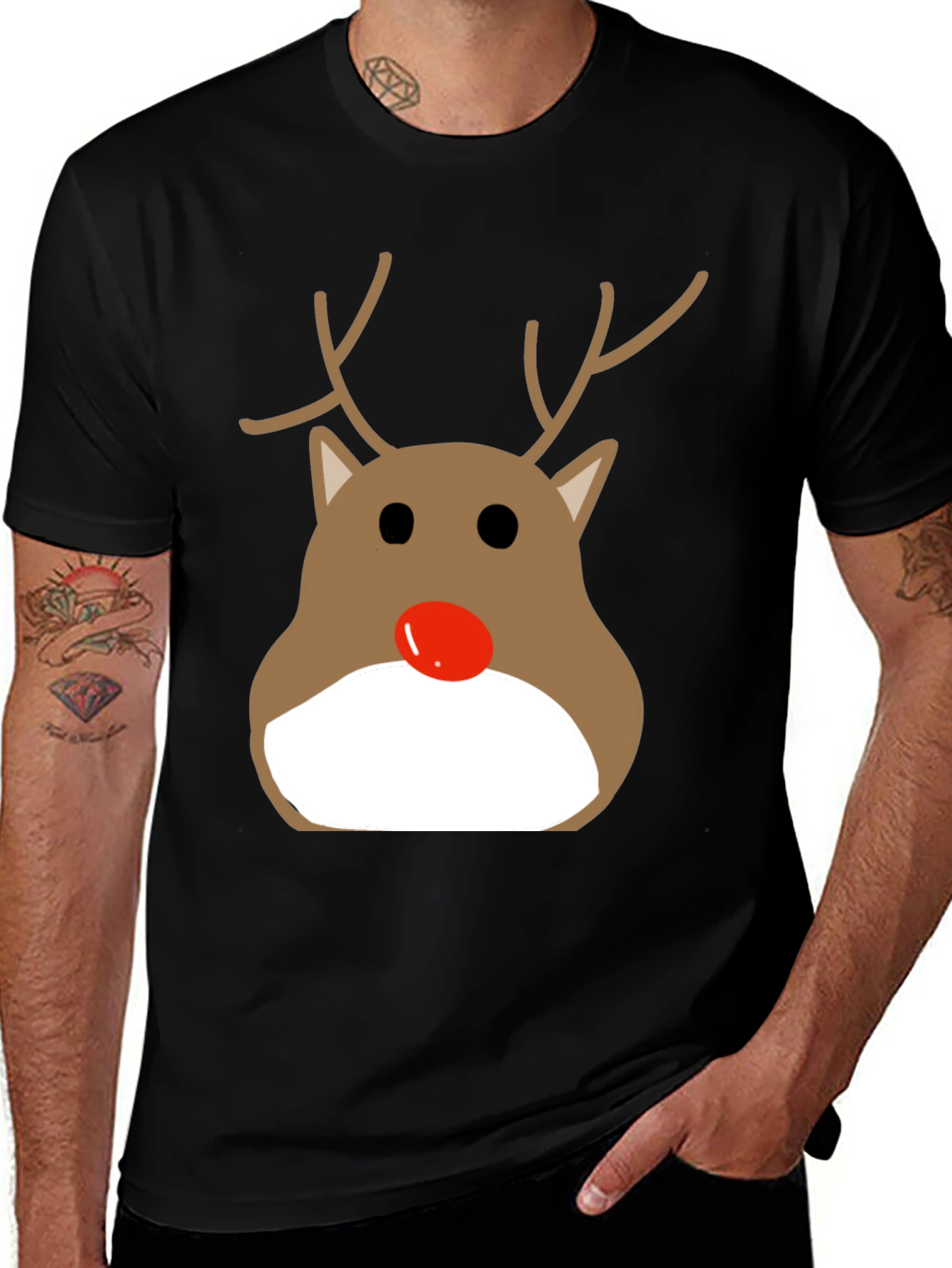 Rudolph Reindeer Christmas T-Shirt