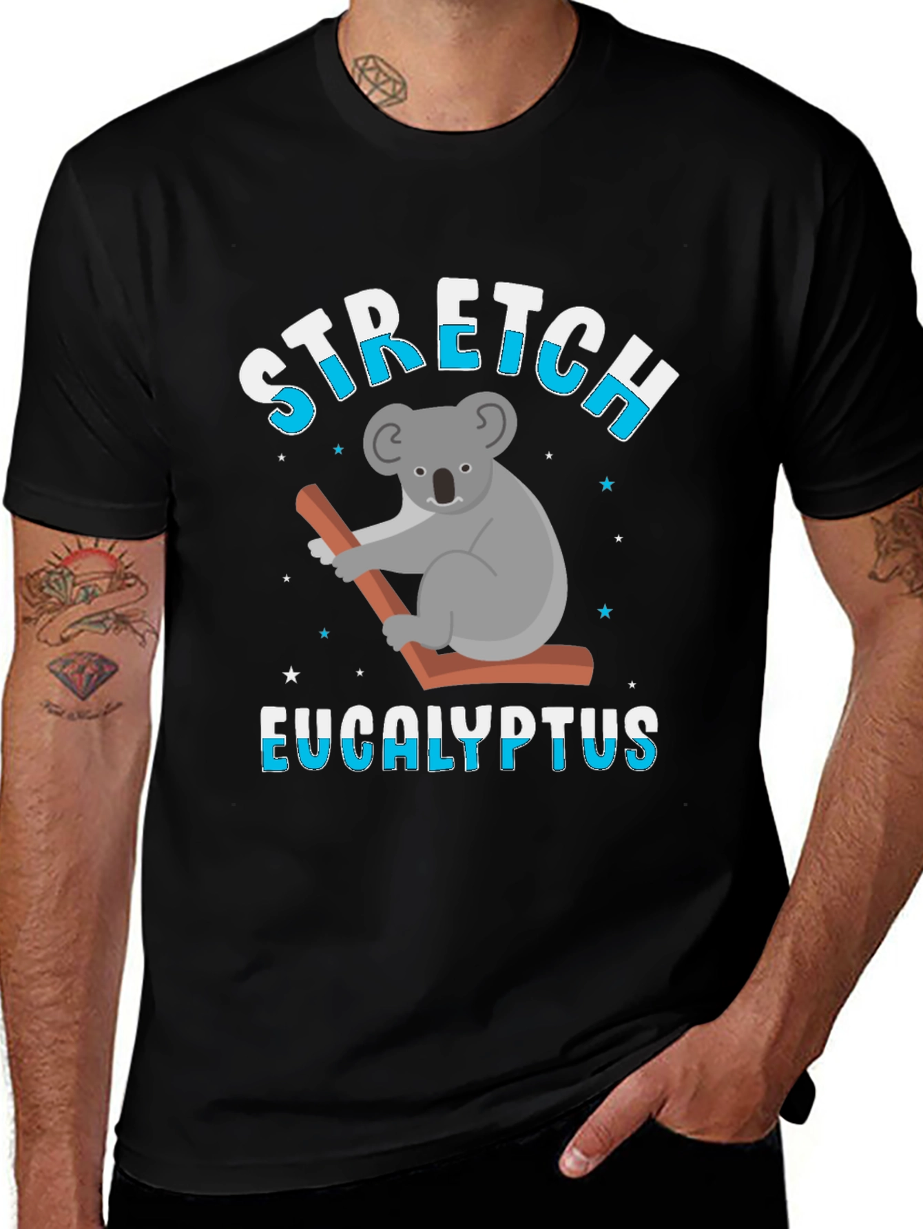 Variant 19 of Stretch Eucalyptus Koala Graphic T-Shirt