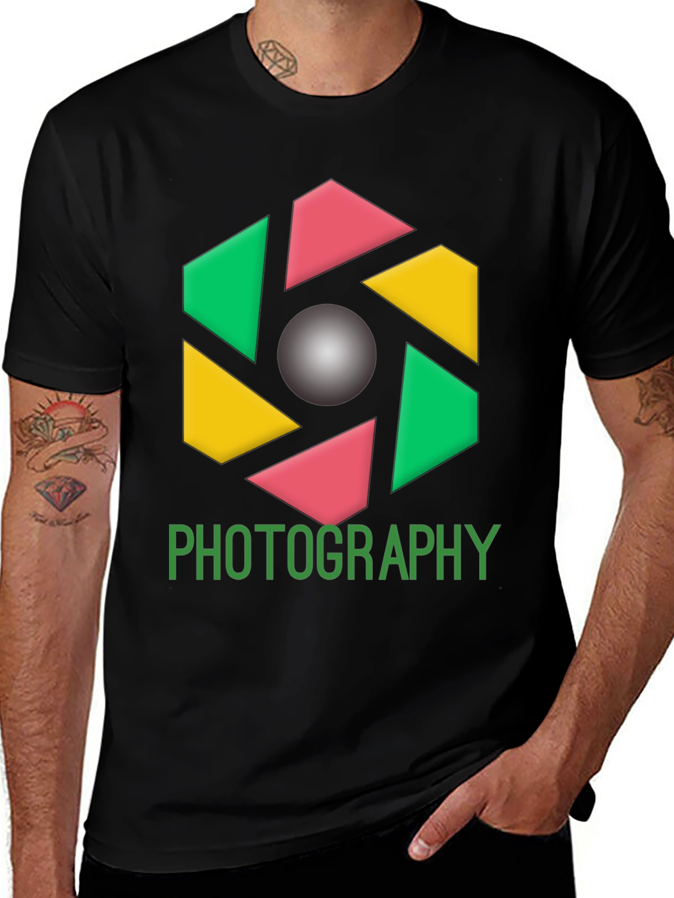 Variant 14 of Photography Graphic Tee - Modern Camera Design