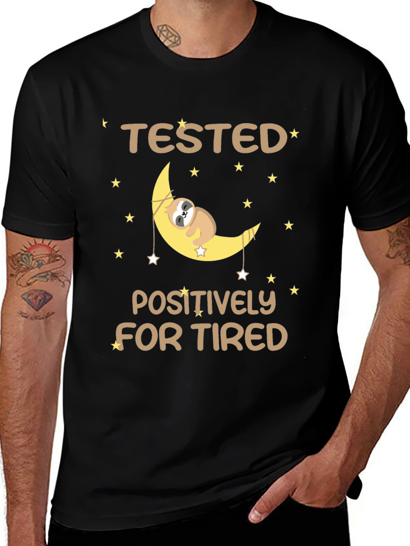 Variant 23 of Tested Positively For Tired Sloth T-Shirt