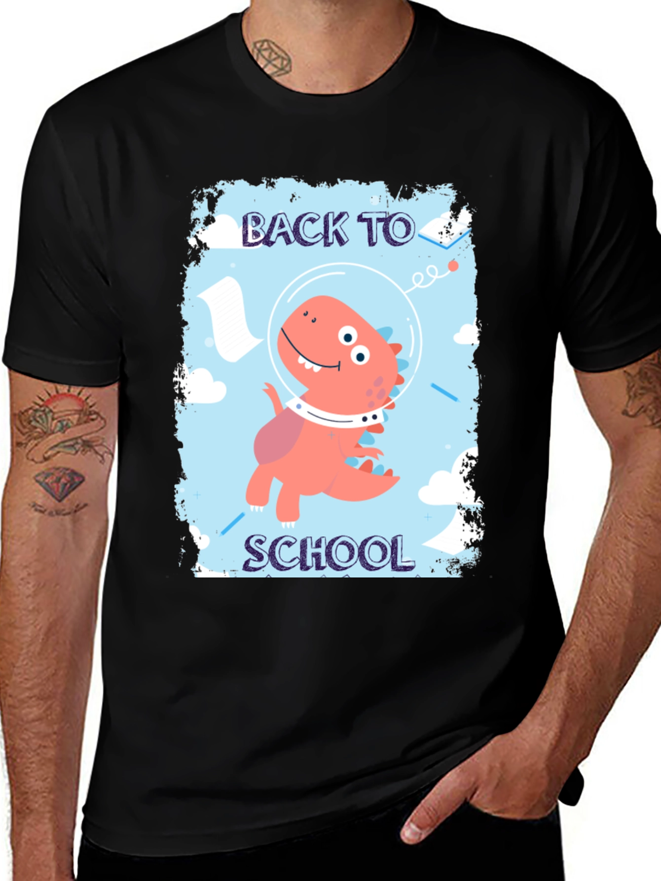 Variant 9 of Back to School Dino T-Shirt