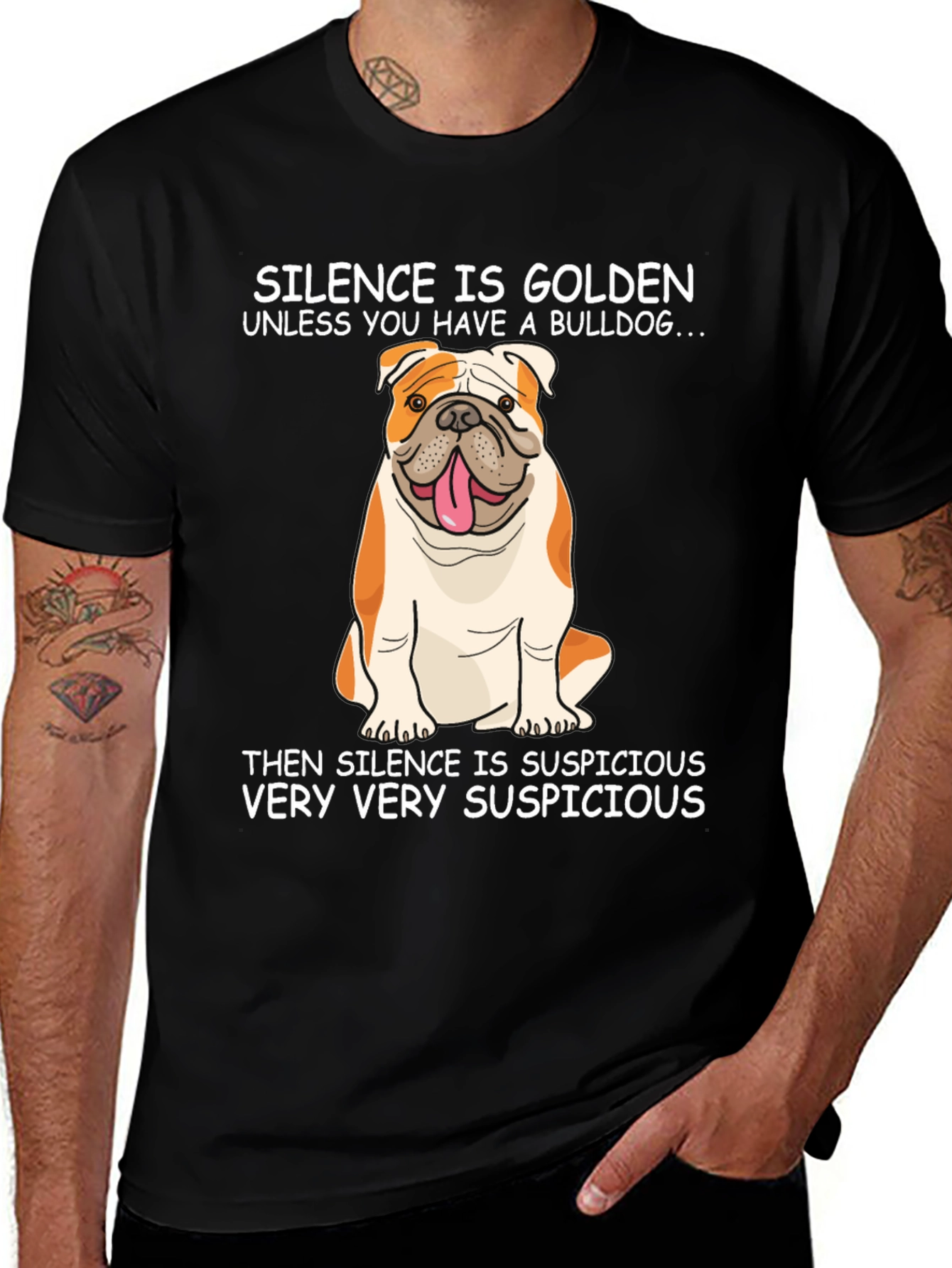 Variant 18 of Bulldog Silence is Golden T-Shirt