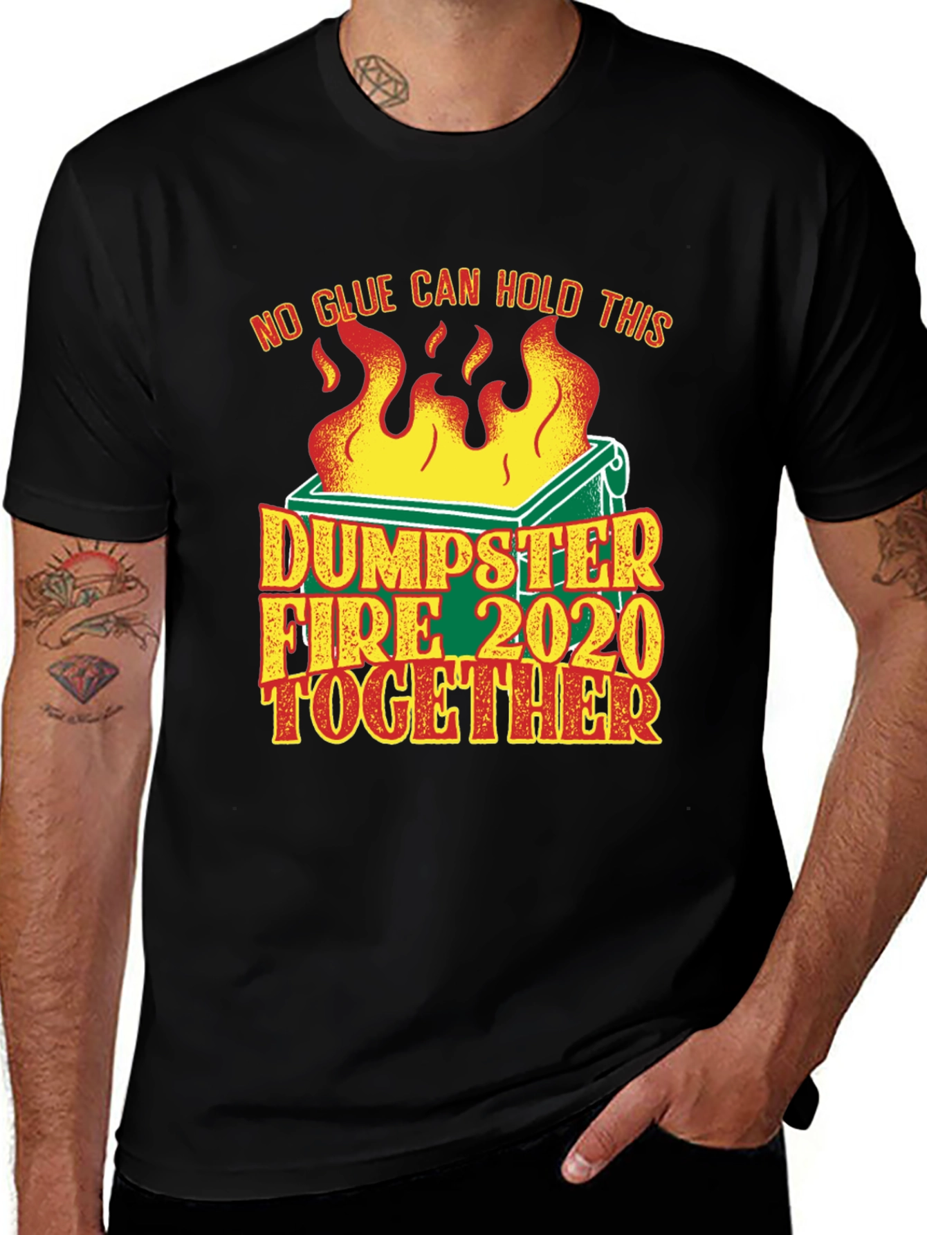 Variant 15 of Dumpster Fire 2020 Graphic T-Shirt