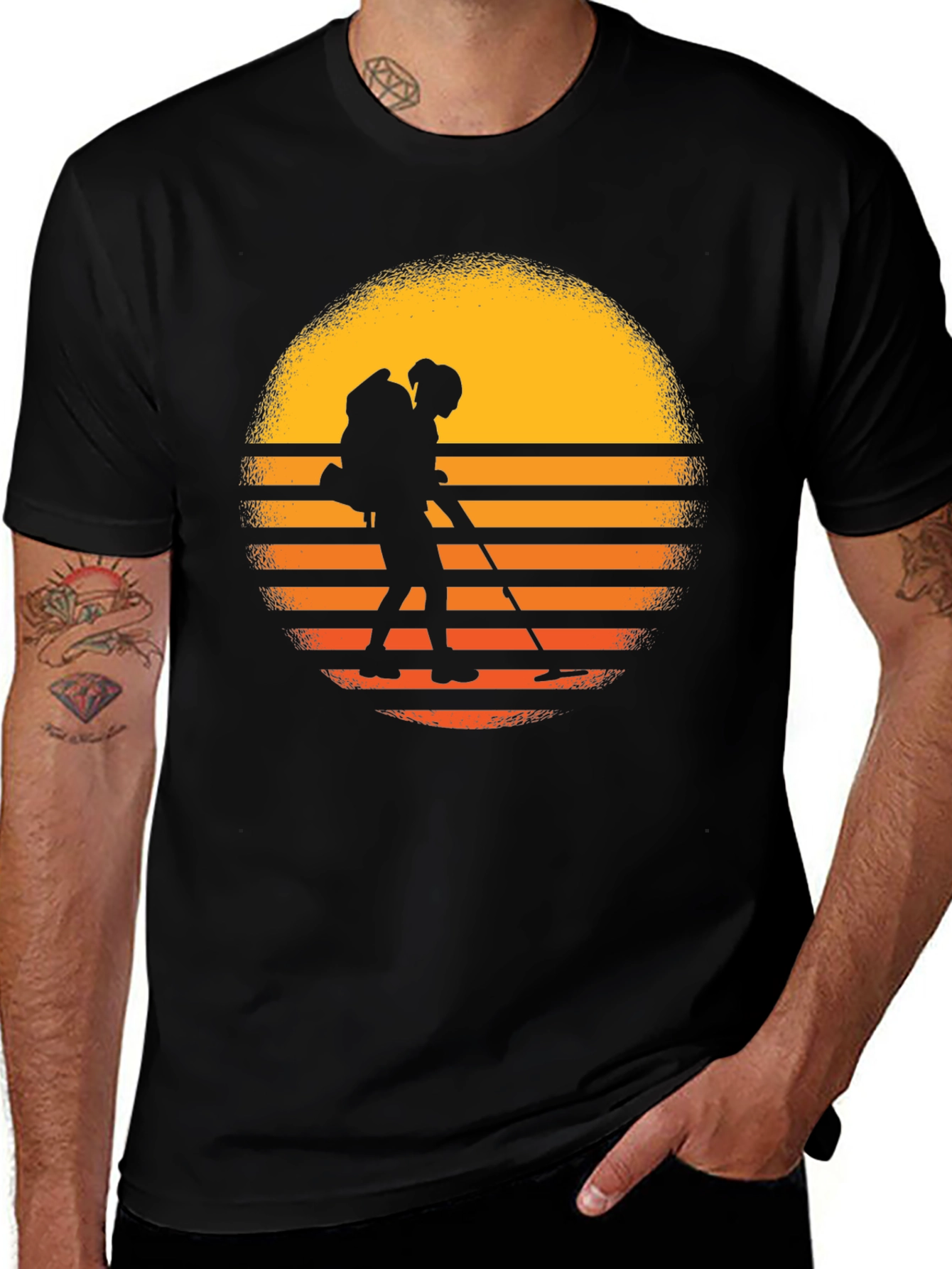 Variant 21 of Metal Detecting Sunset T-Shirt