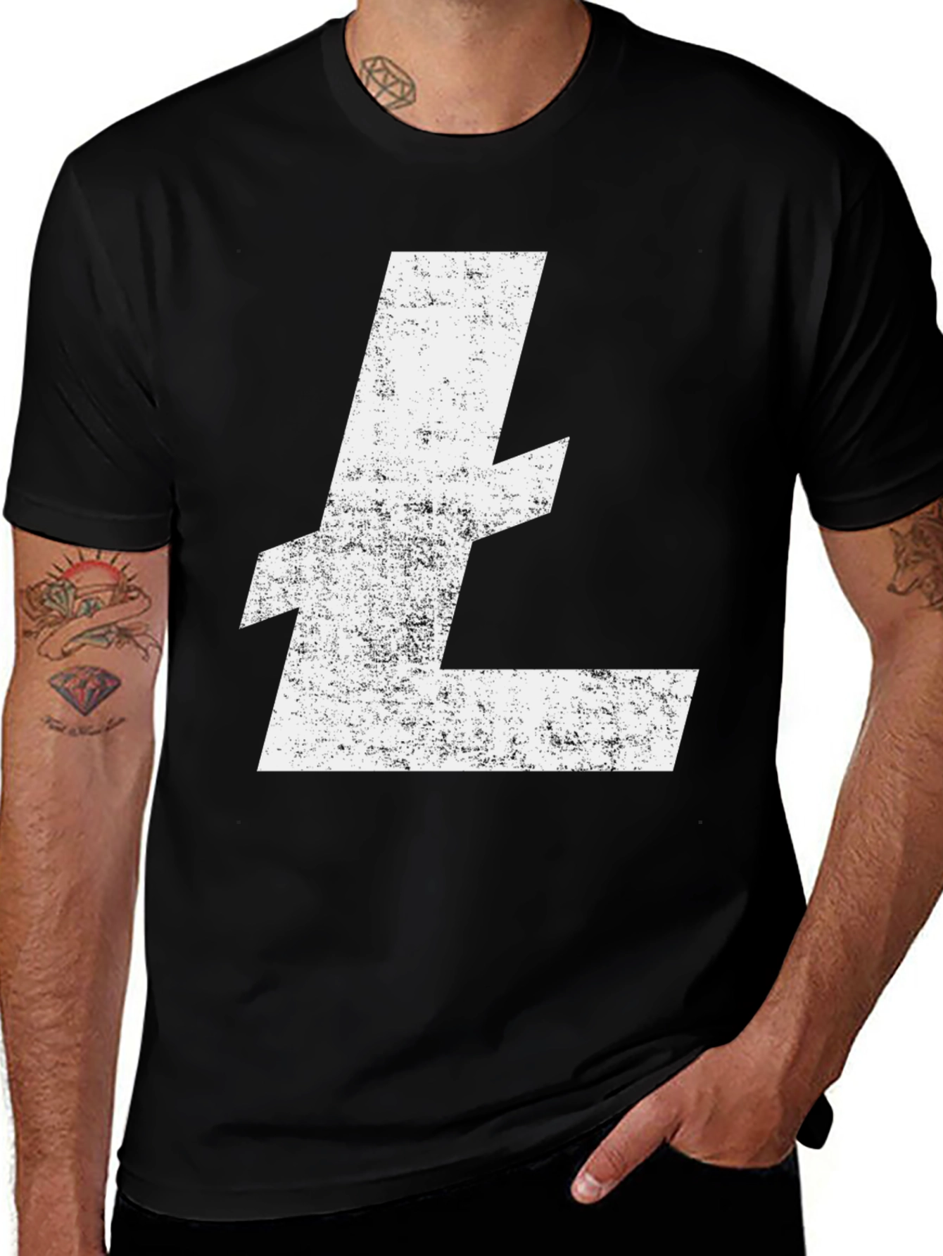 Variant 12 of Litecoin Logo T-Shirt - Crypto Fan Apparel