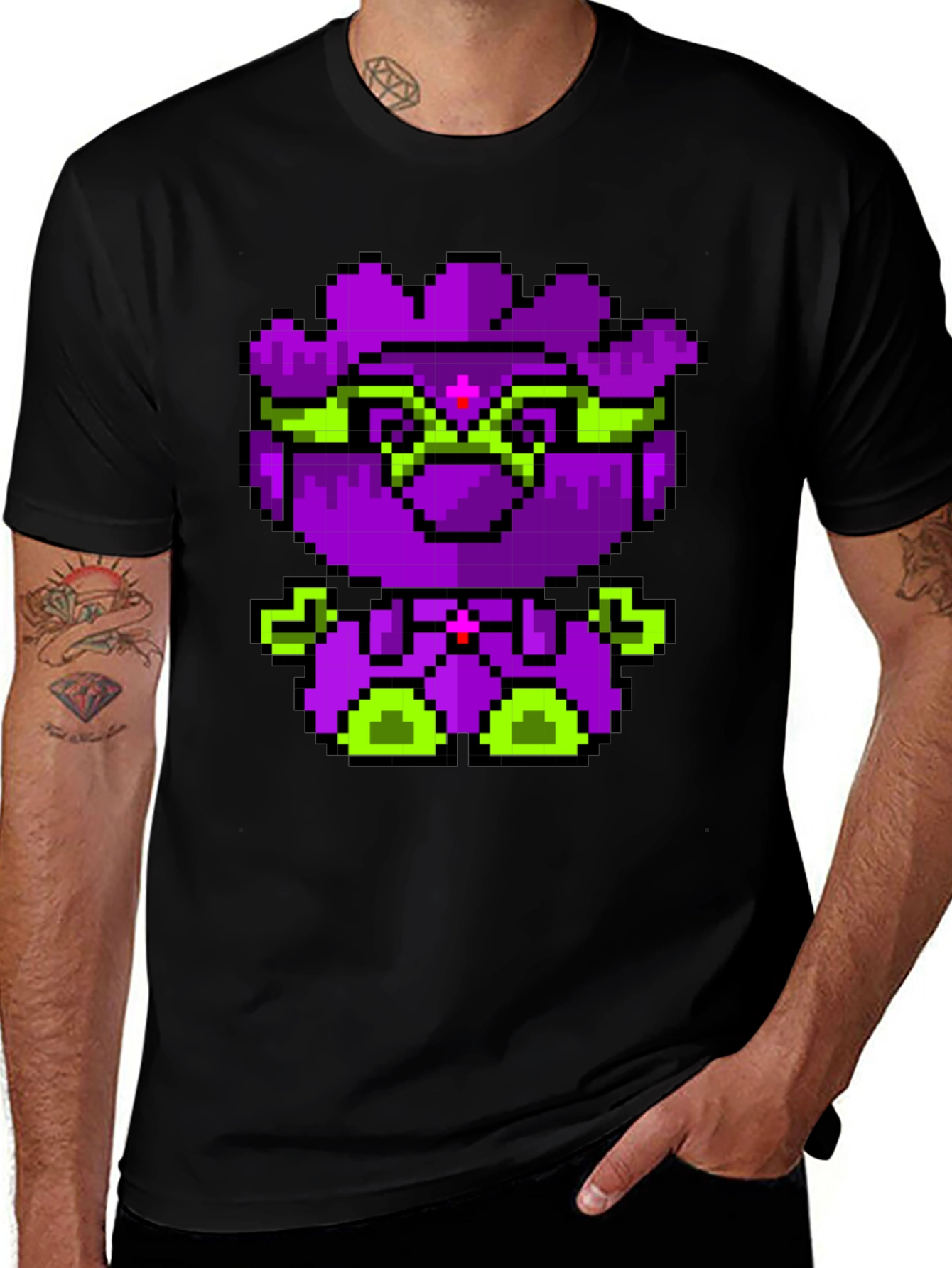 Variant 27 of Pixel Monster T-Shirt - Retro Gaming Style