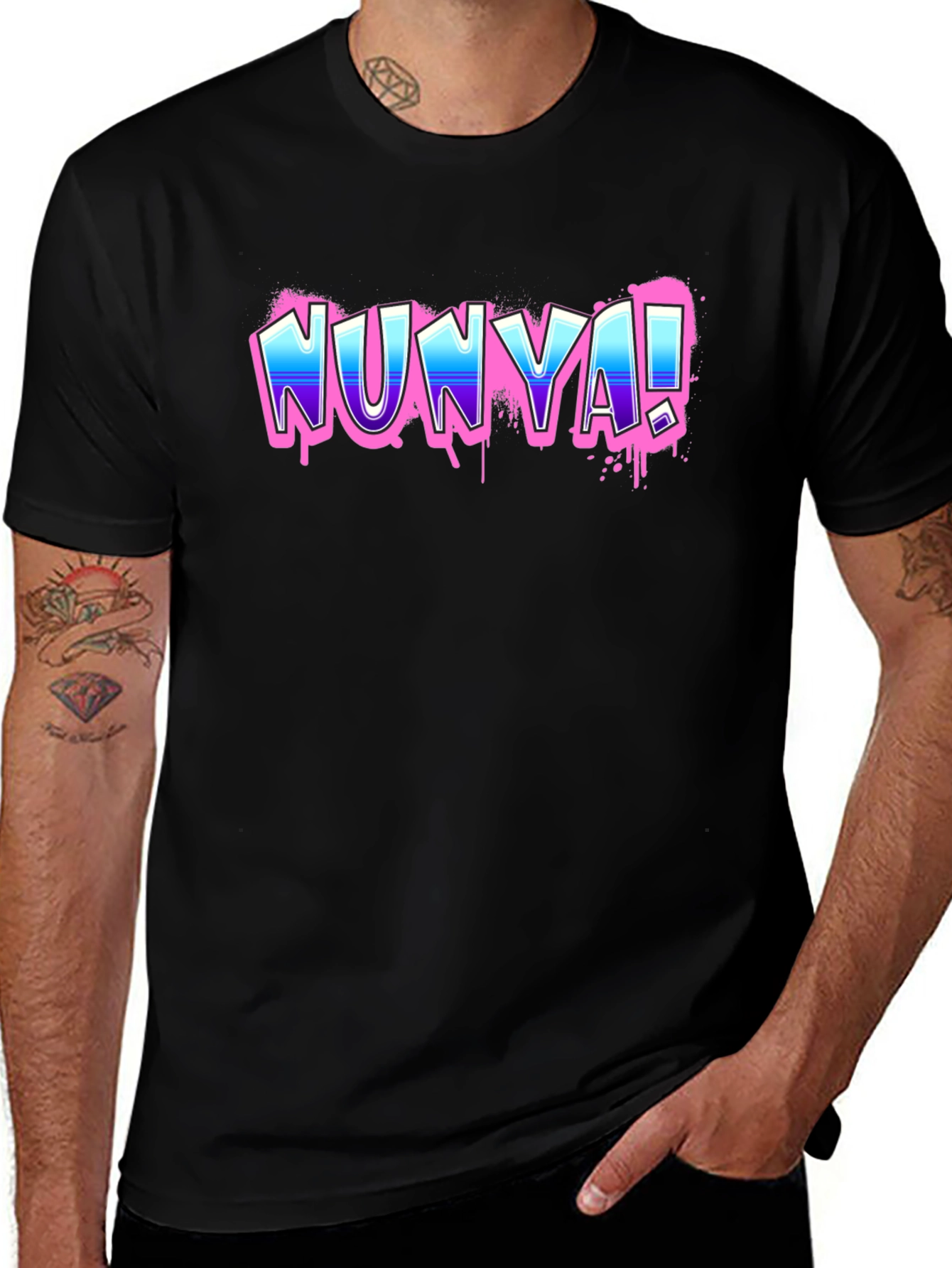 Variant 27 of Nun Ya! Graphic T-Shirt - Cool & Funny Design