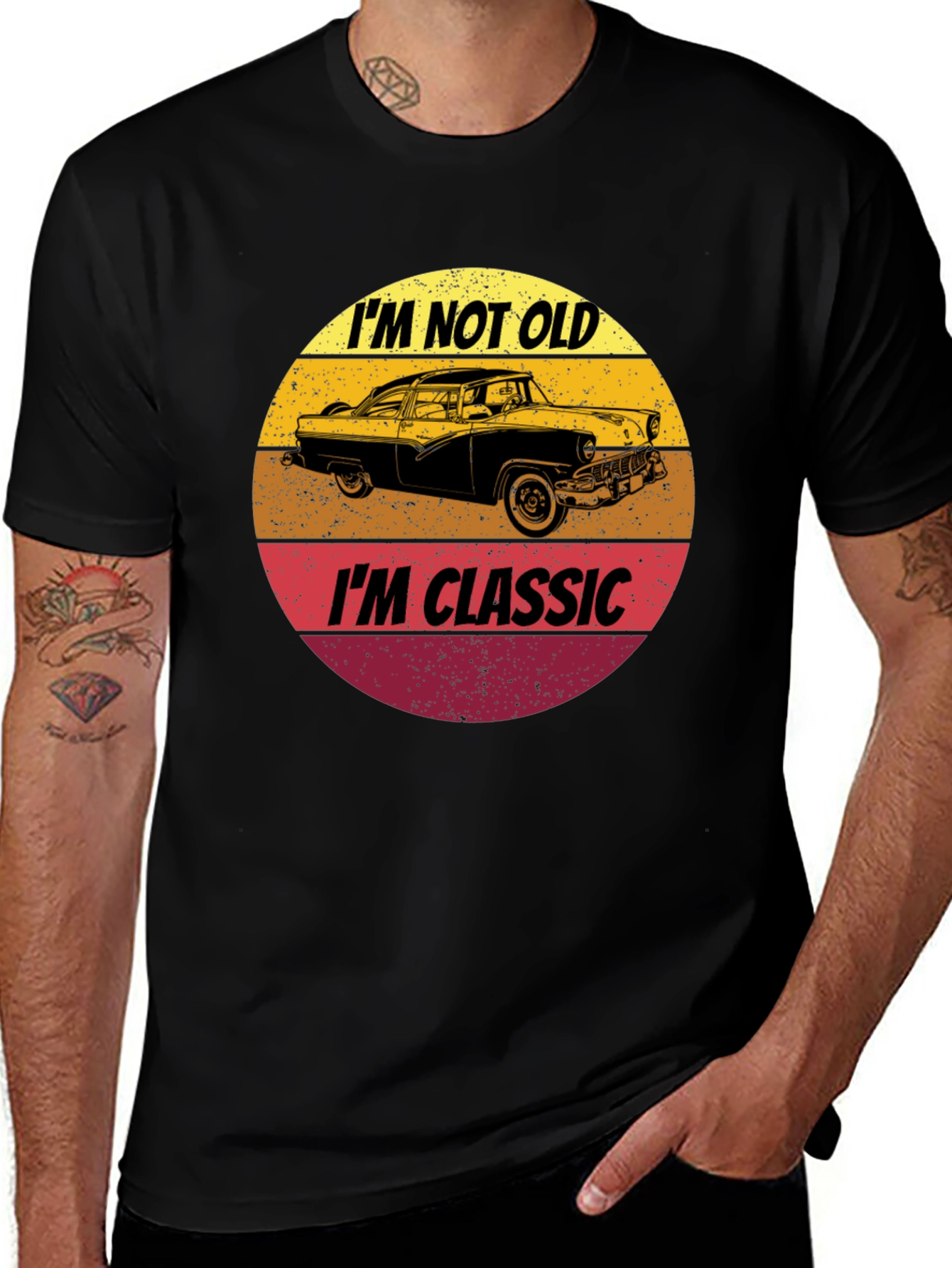 Variant 21 of Classic Car T-Shirt - I'm Not Old, I'm Classic Tee