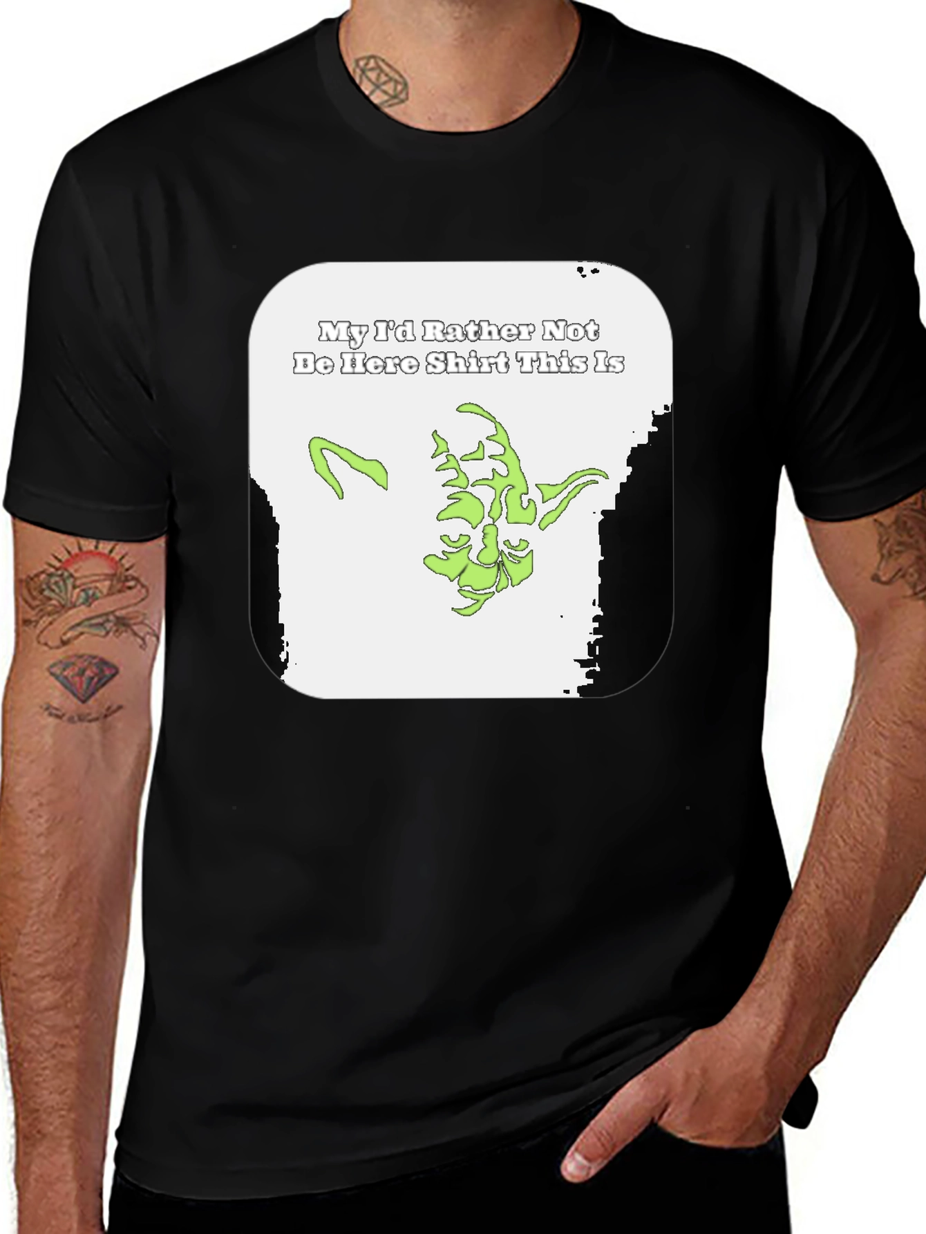 Yoda 'I'd Rather Not Be Here' Graphic T-Shirt