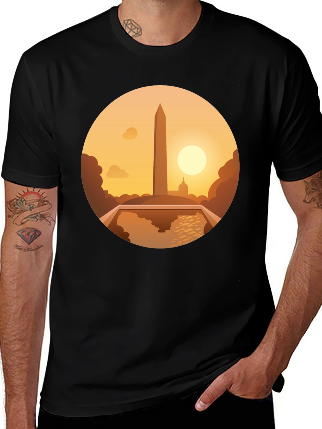 Washington Monument Graphic T-Shirt