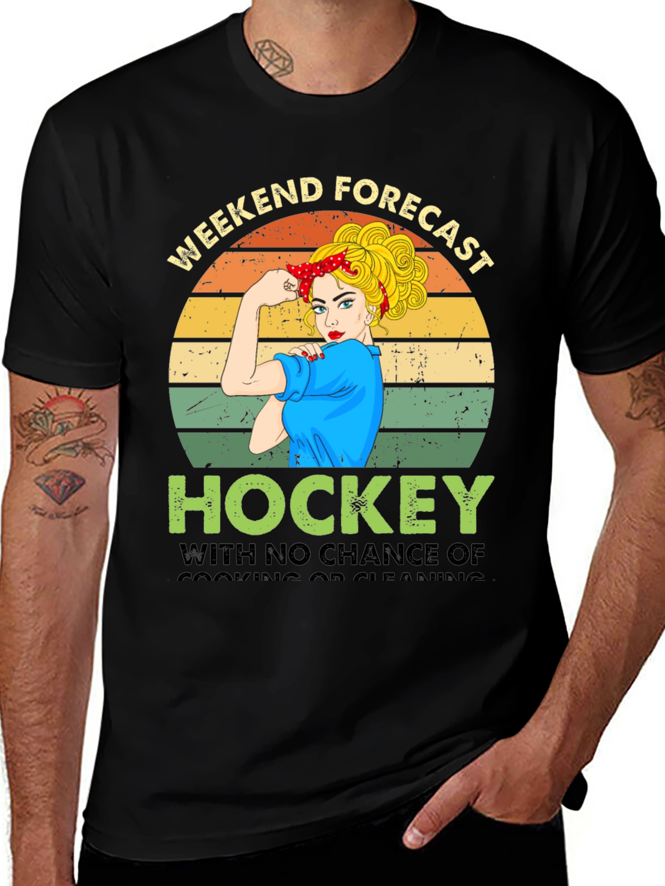 Variant 29 of Weekend Hockey Forecast Graphic Tee