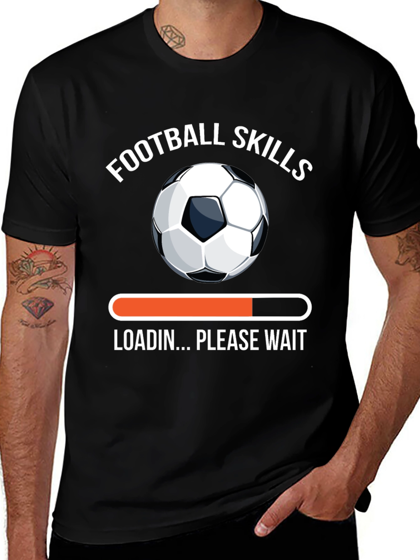 Variant 14 of Football Skills Loading Graphic Tee