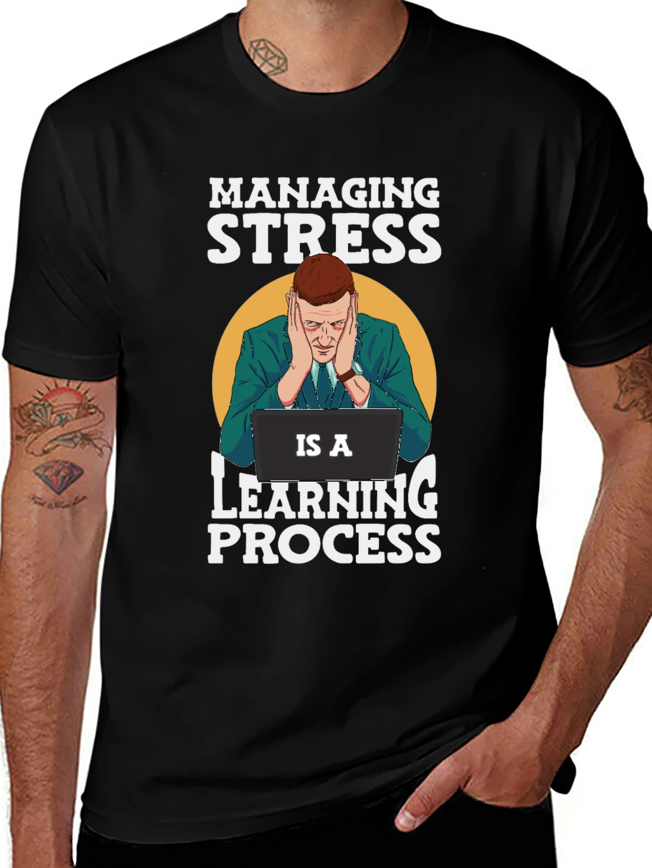 Variant 20 of Managing Stress T-Shirt - Funny & Relatable