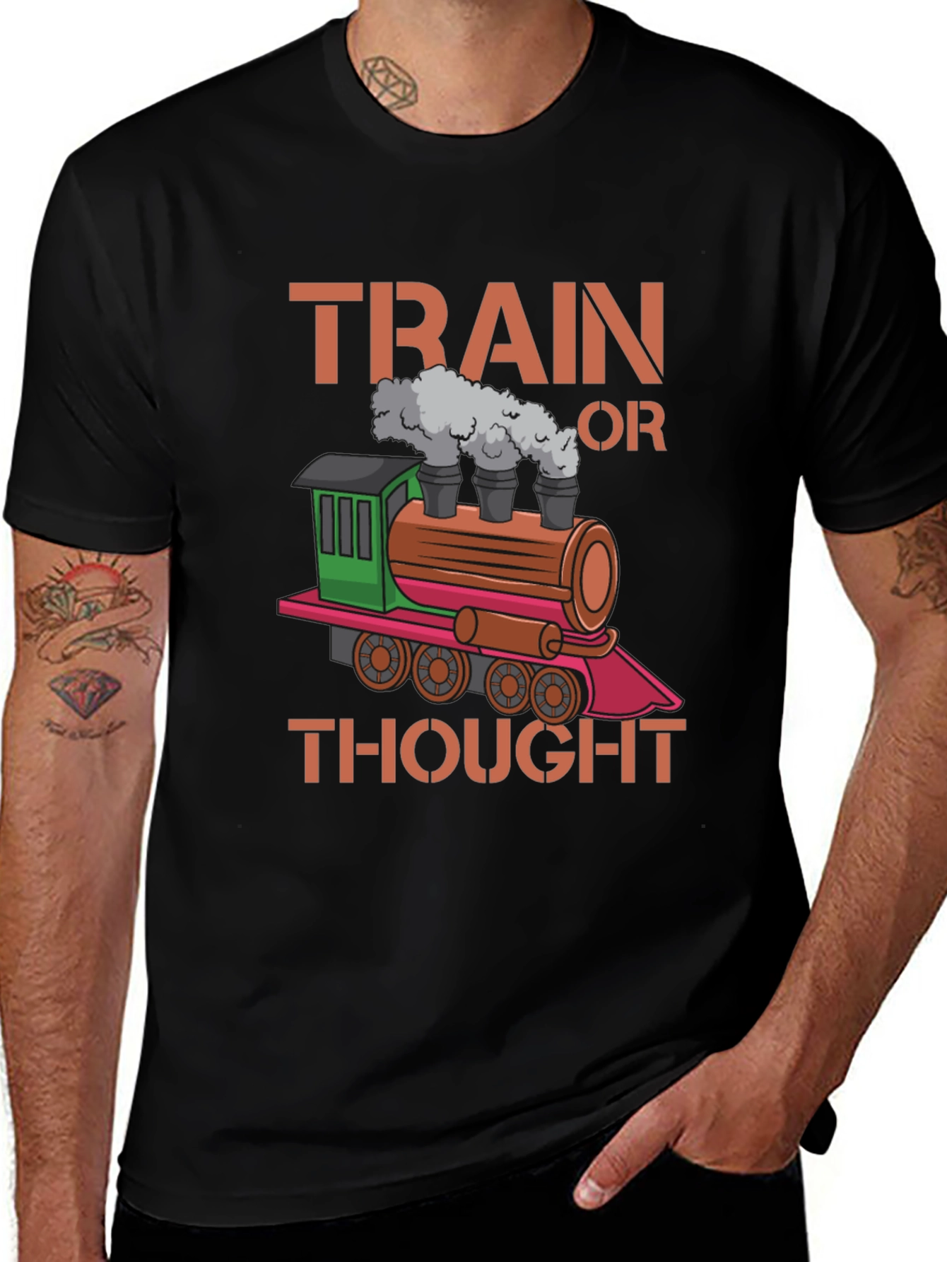 Variant 16 of Train of Thought Graphic Tee