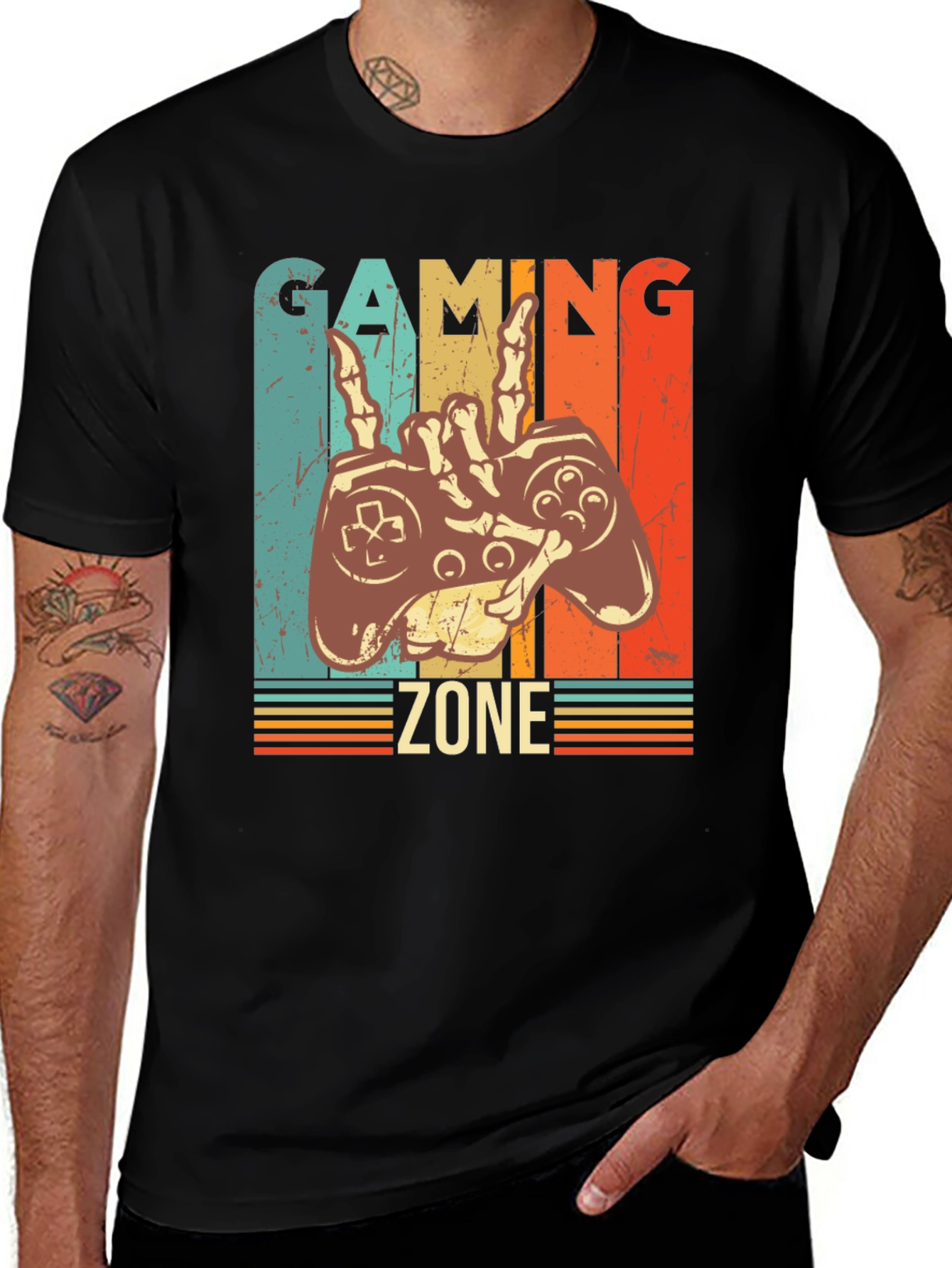 Variant 10 of Gaming Zone Graphic Tee - Retro Gamer Style