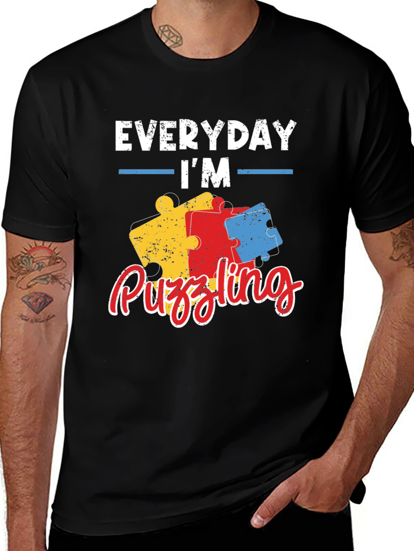 Everyday I'm Puzzling T-Shirt