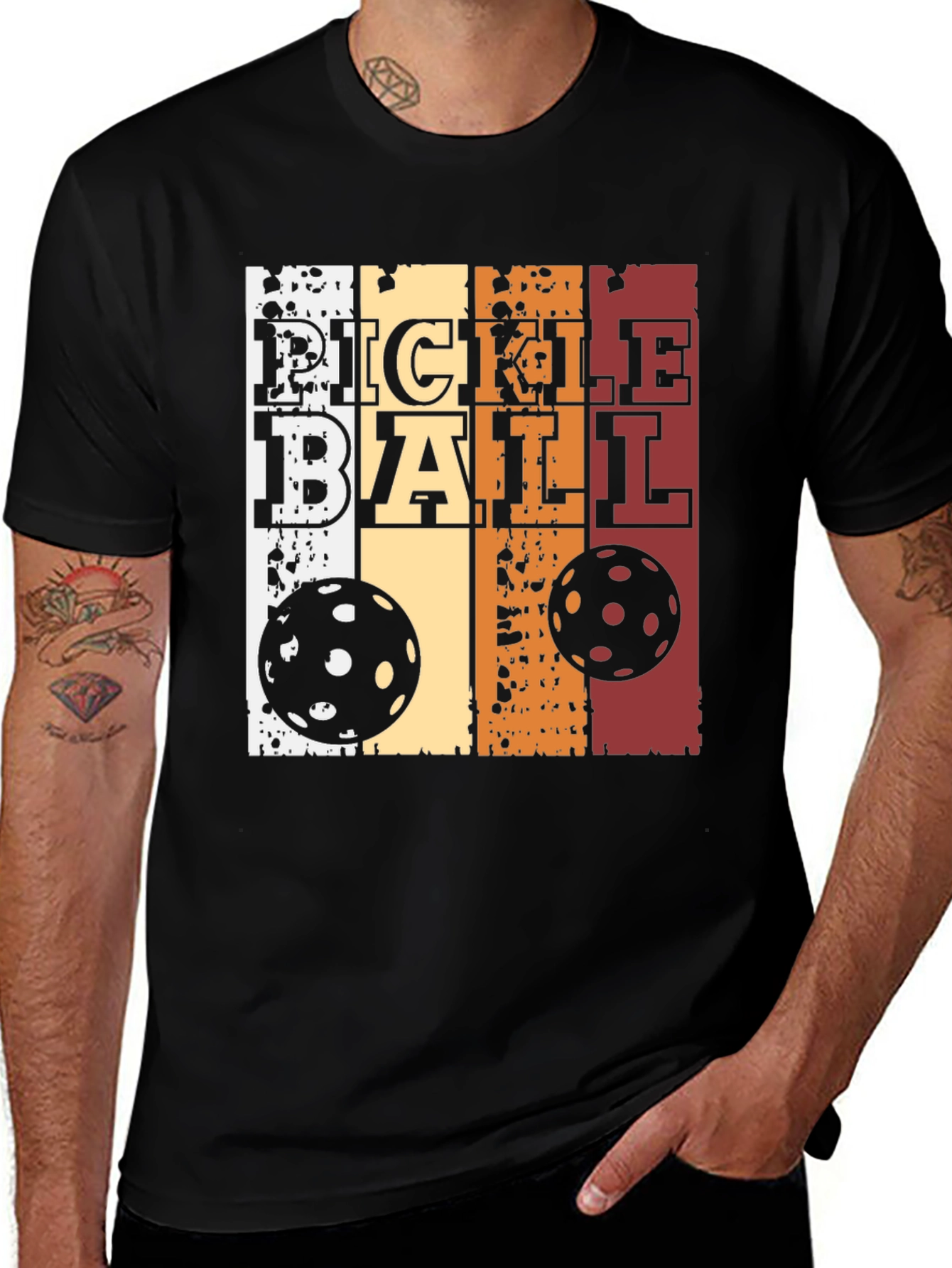Variant 14 of Pickleball Retro T-Shirt