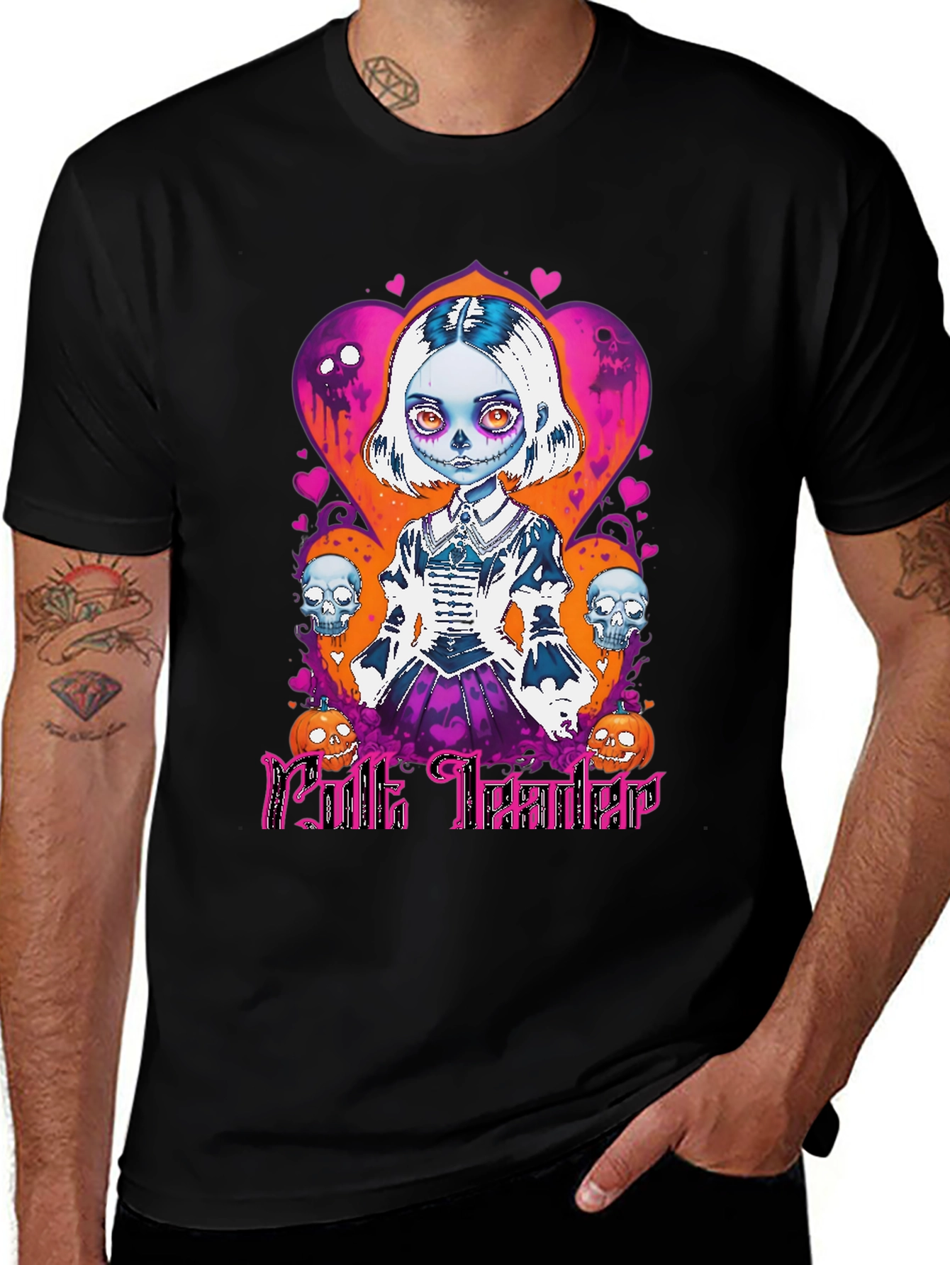 Spooky Halloween T-Shirt - Monster Theater Design