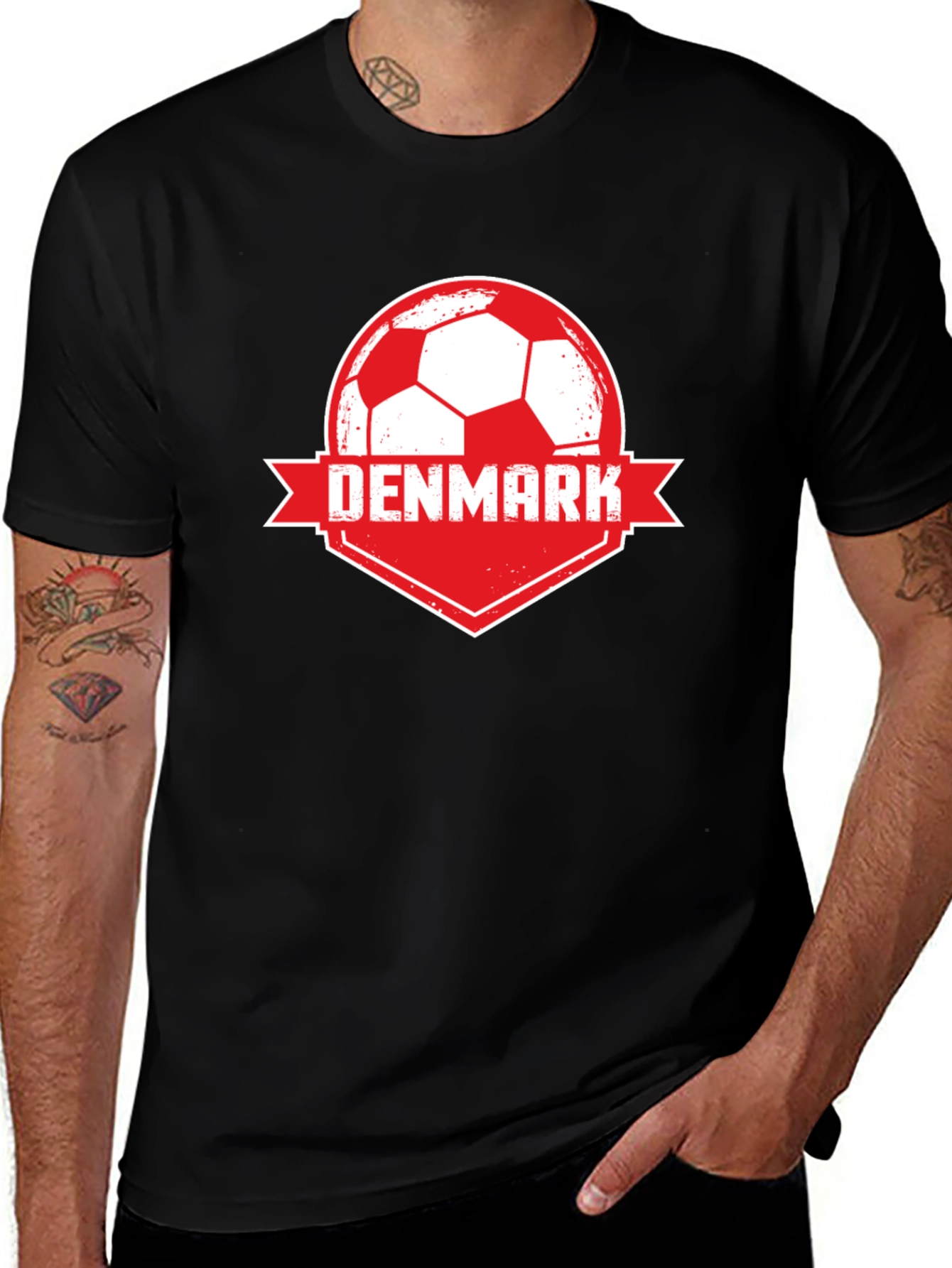 Variant 3 of Denmark Soccer T-Shirt