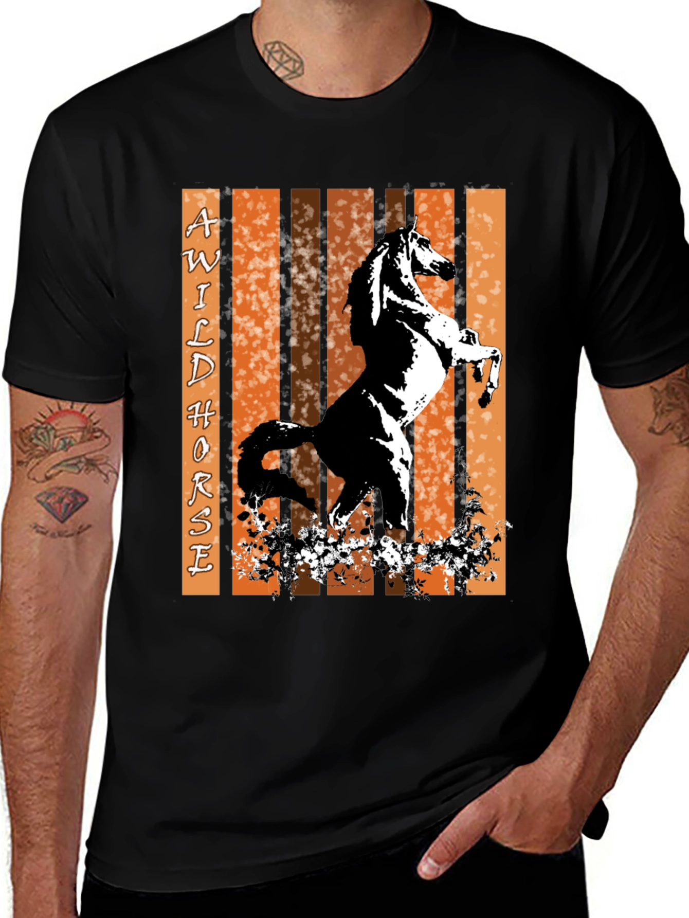 Variant 14 of Wild Horse Graphic Tee