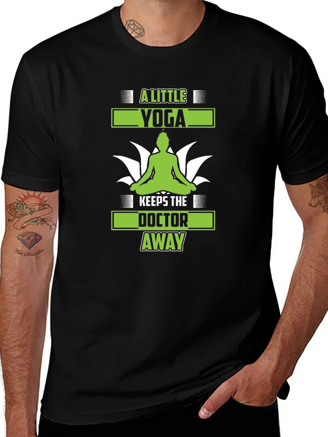 Variant 14 of A Little Yoga Keeps The Doctor Away T-Shirt