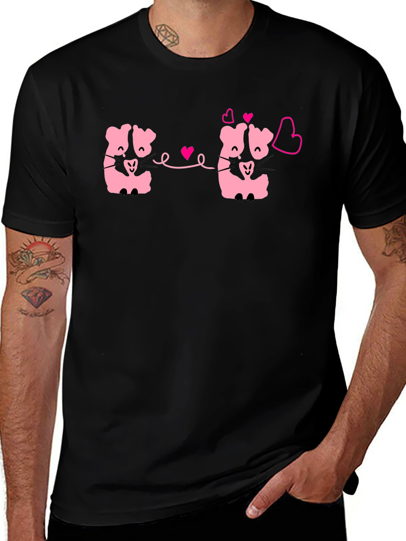 Love Bears Black T-Shirt