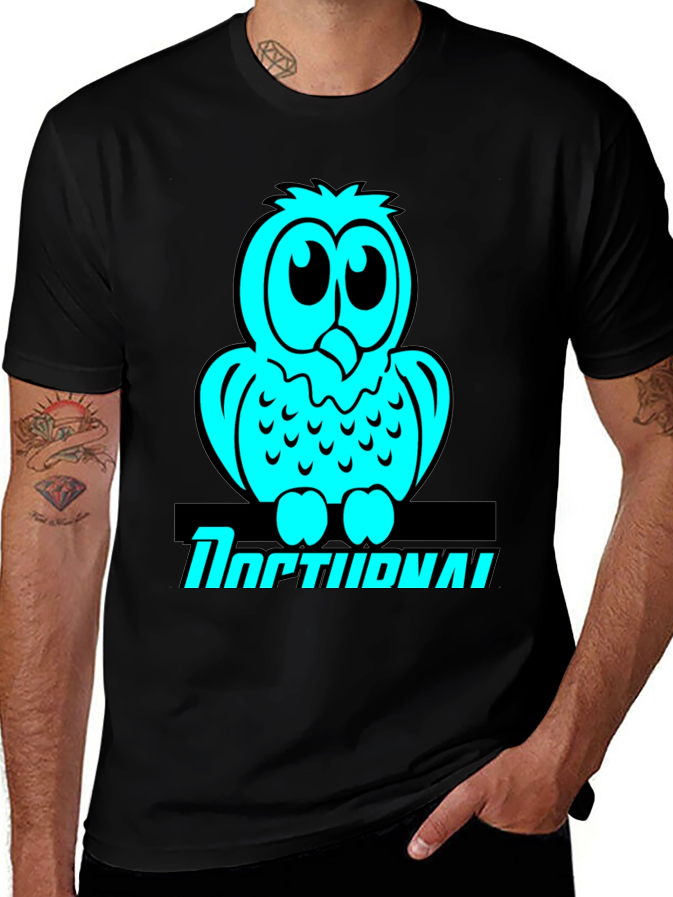 Variant 11 of Owl Graphic T-Shirt - Nocturnal Bird Lover Tee