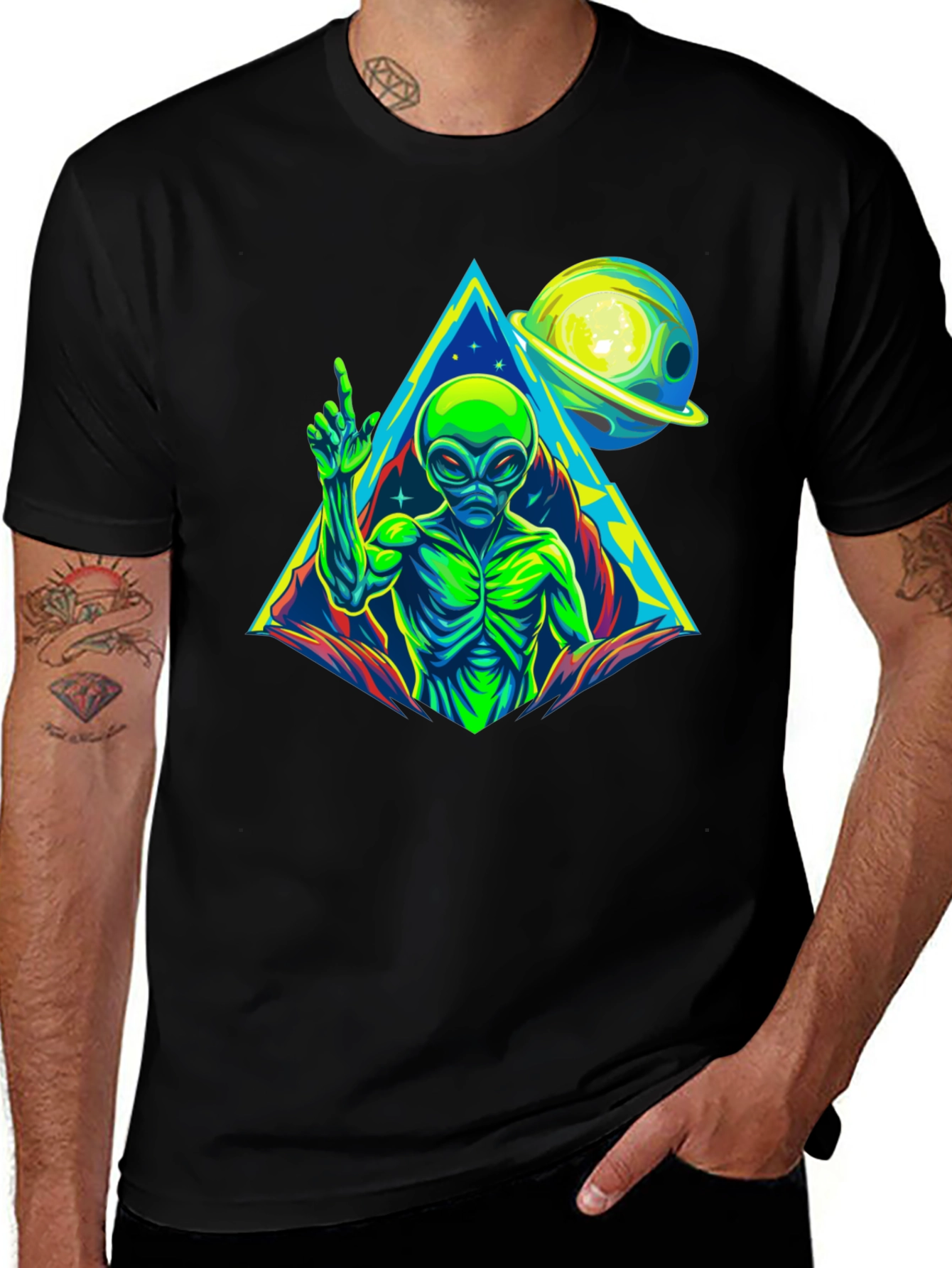 Variant 25 of Alien Planet Graphic T-Shirt